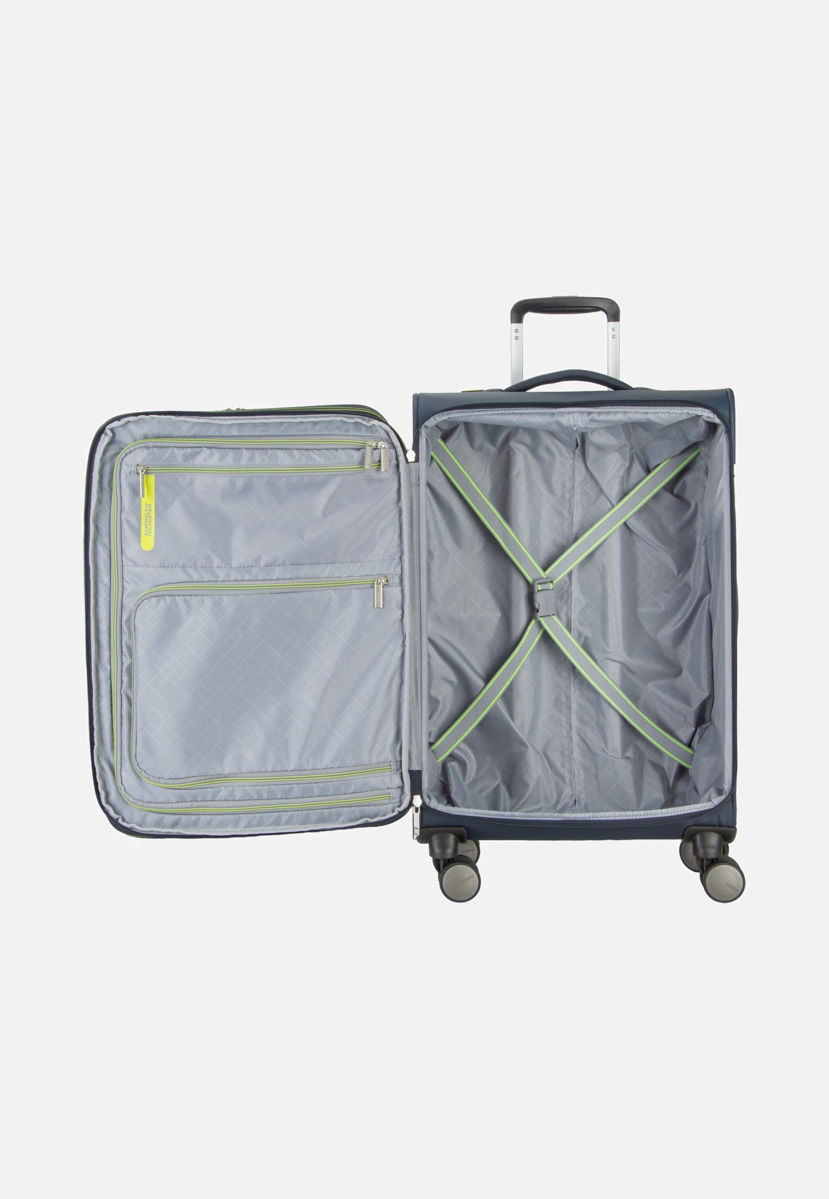 American Tourister Wanderlite Spinner M Exp Dark Navy Suitcase