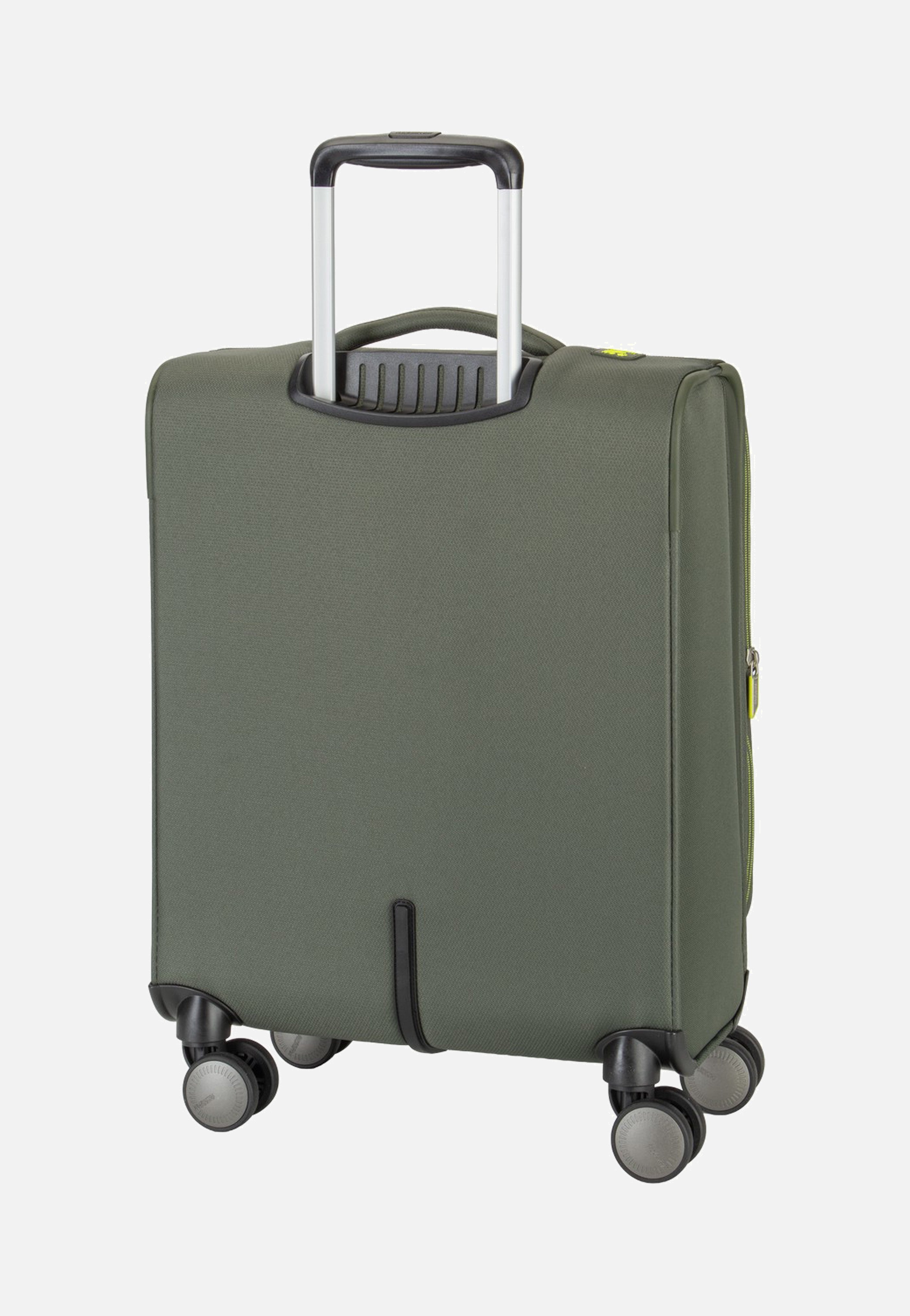 American Tourister Wanderlite Spinner S Exp Dark Khaki Suitcase