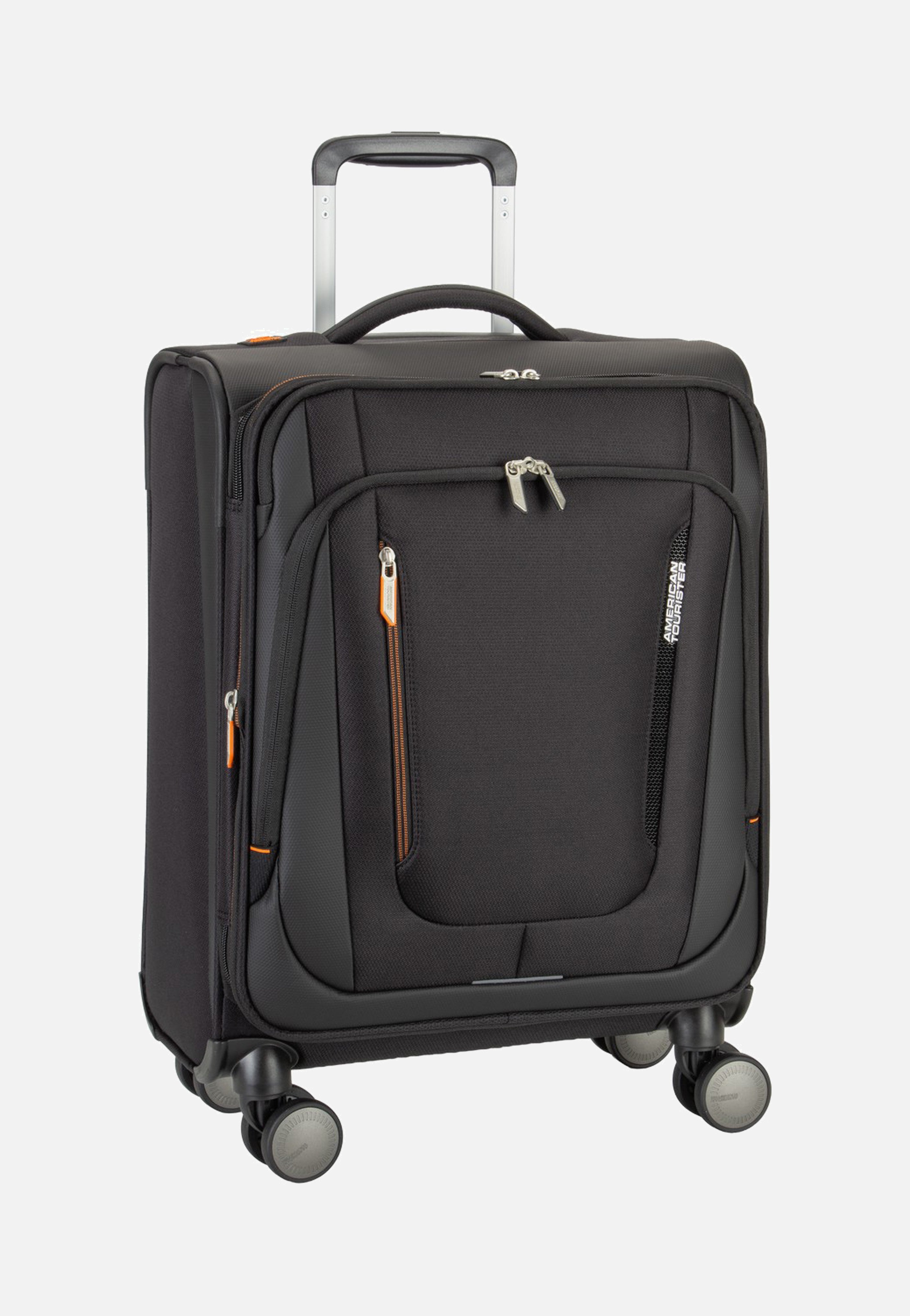 American Tourister Wanderlite Spinner S Exp Shadow Black Suitcase