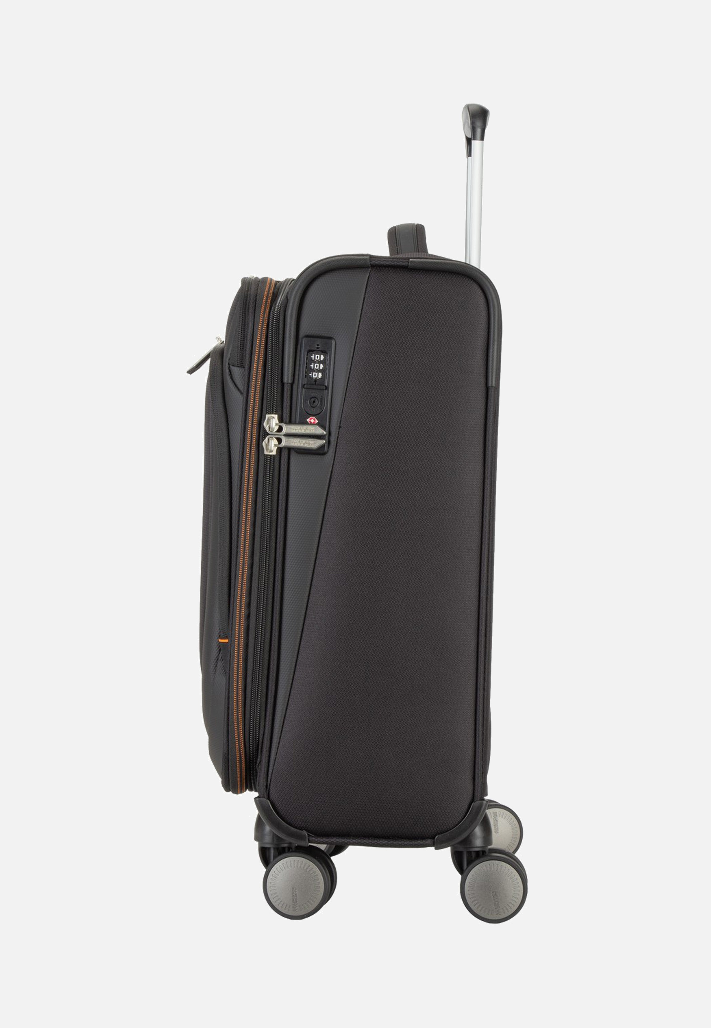 American Tourister Wanderlite Spinner S Exp Shadow Black Suitcase