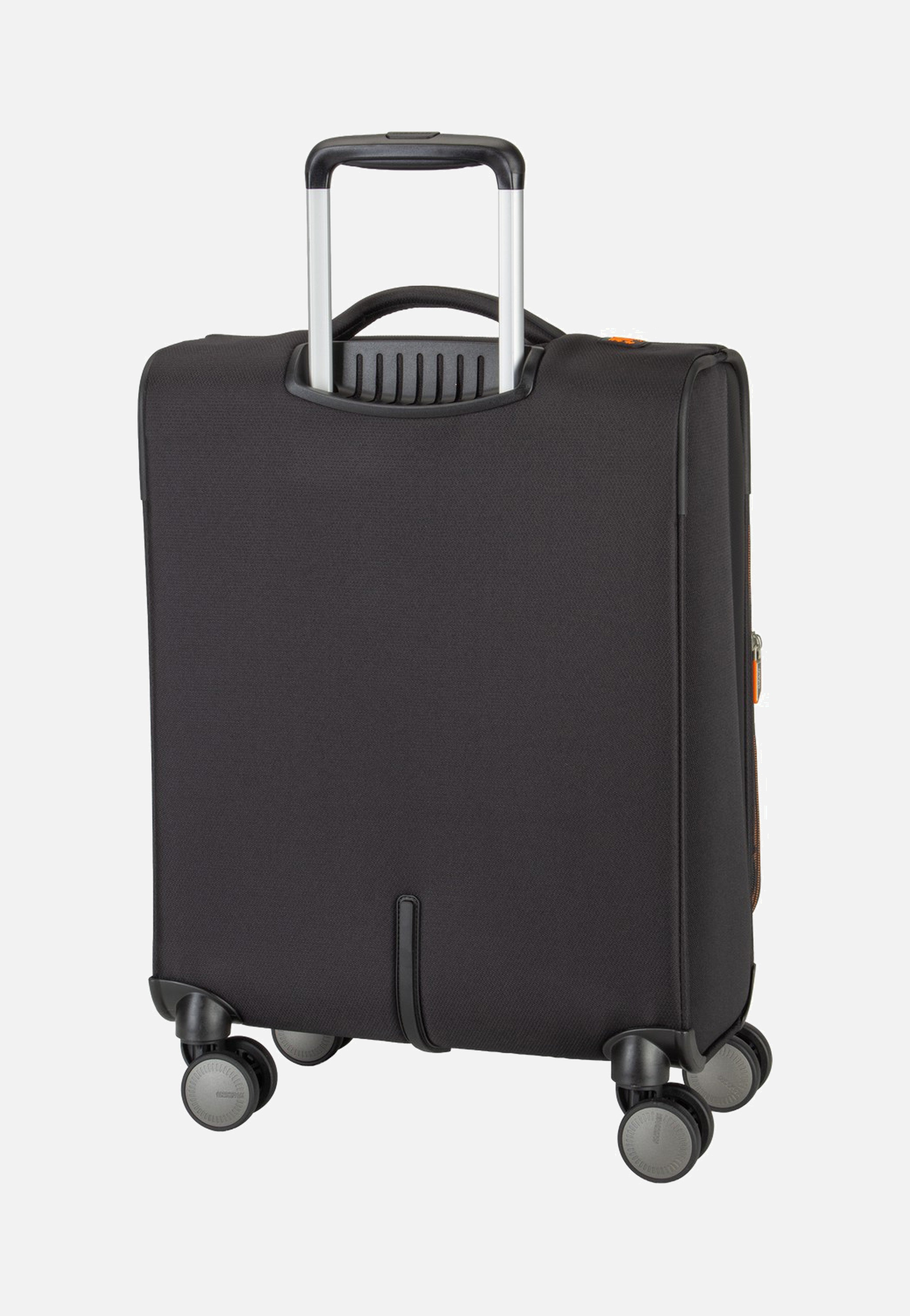 American Tourister Wanderlite Spinner S Exp Shadow Black Suitcase