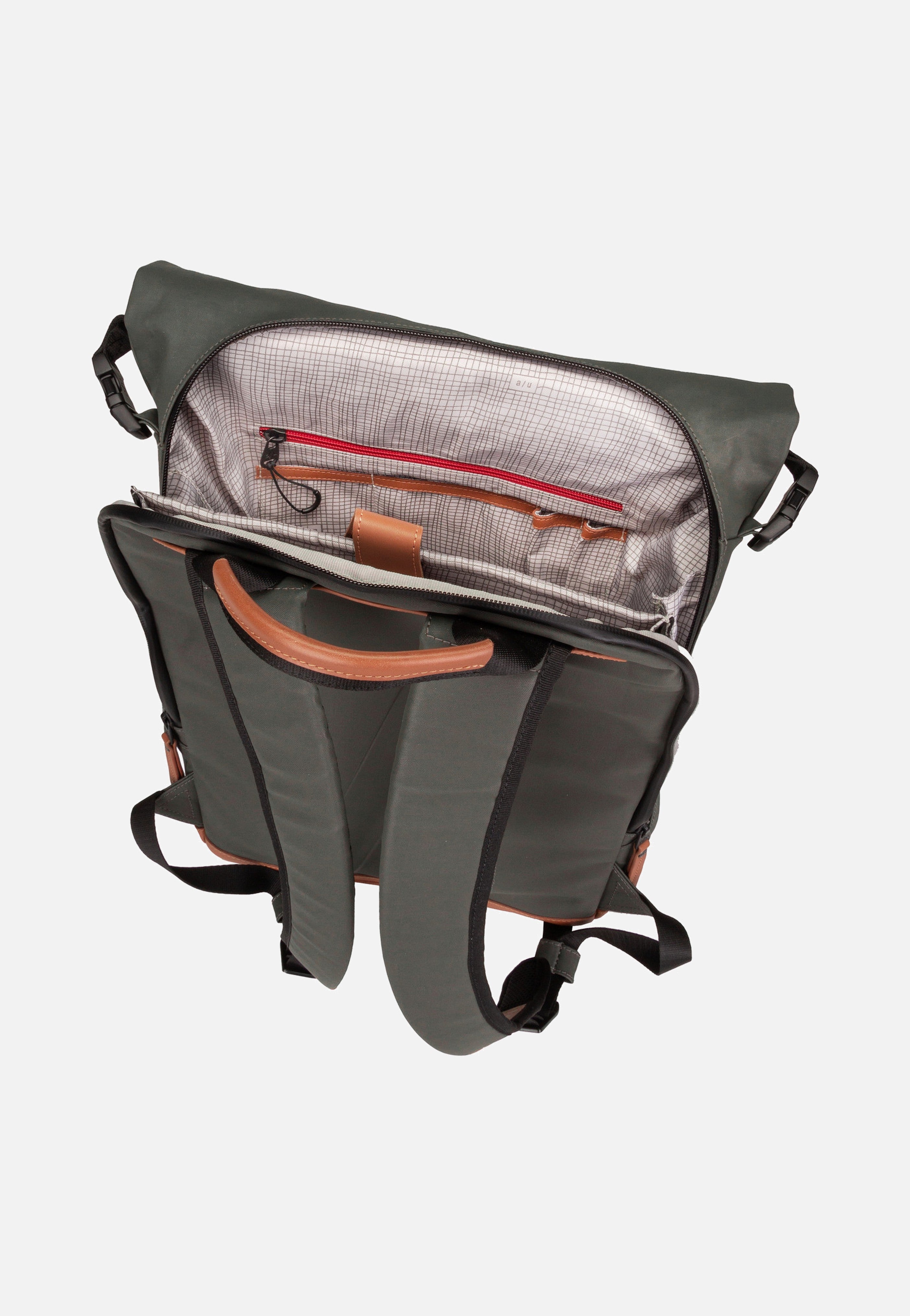 aunts & uncles Fukui Gravity Grey Rolltop Backpack