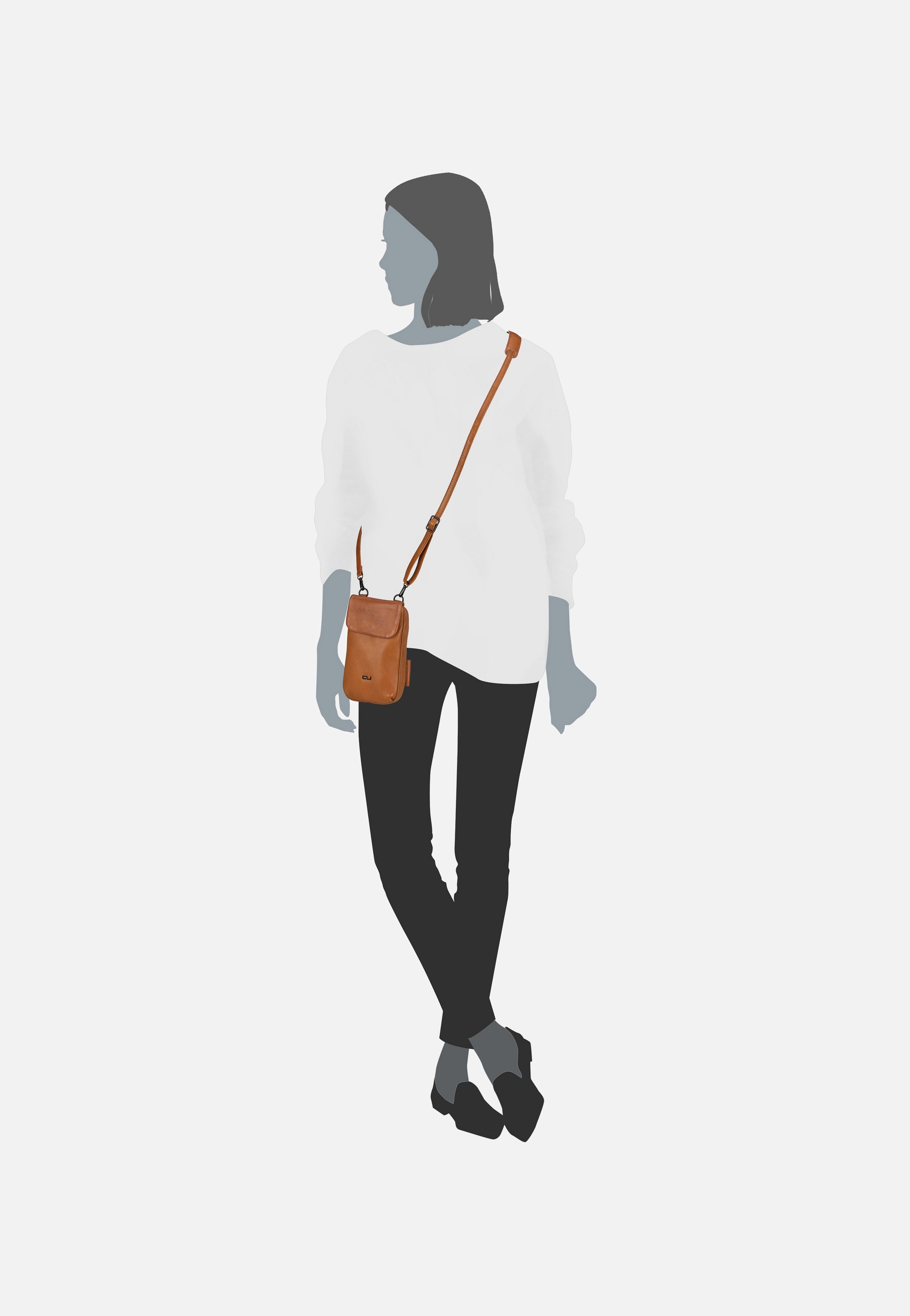 aunts & uncles - Ida Cognac - Phone Pouches | Women-Image