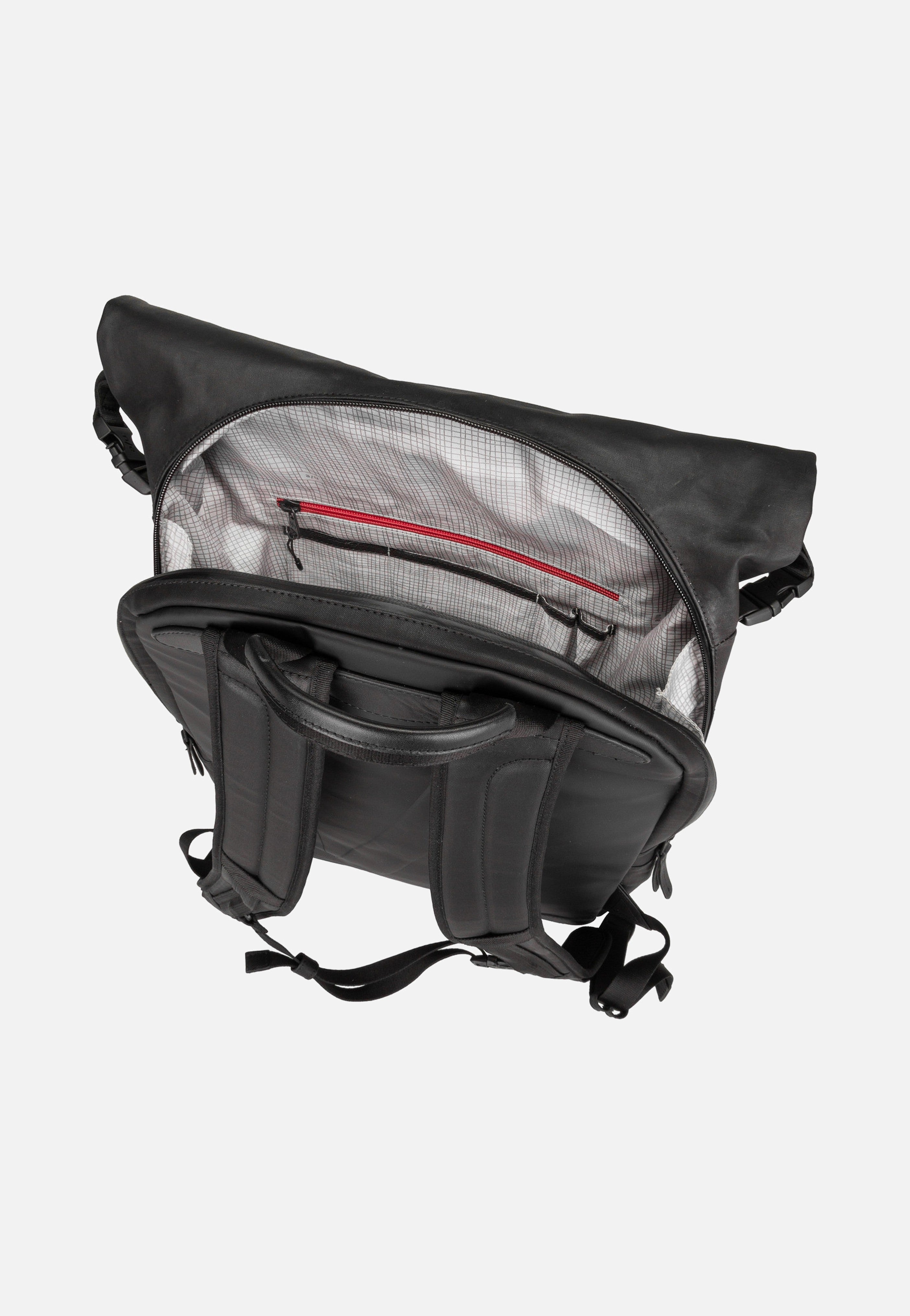 aunts & uncles - Matsuyama Black - Rolltop Backpack | Neutral-Image