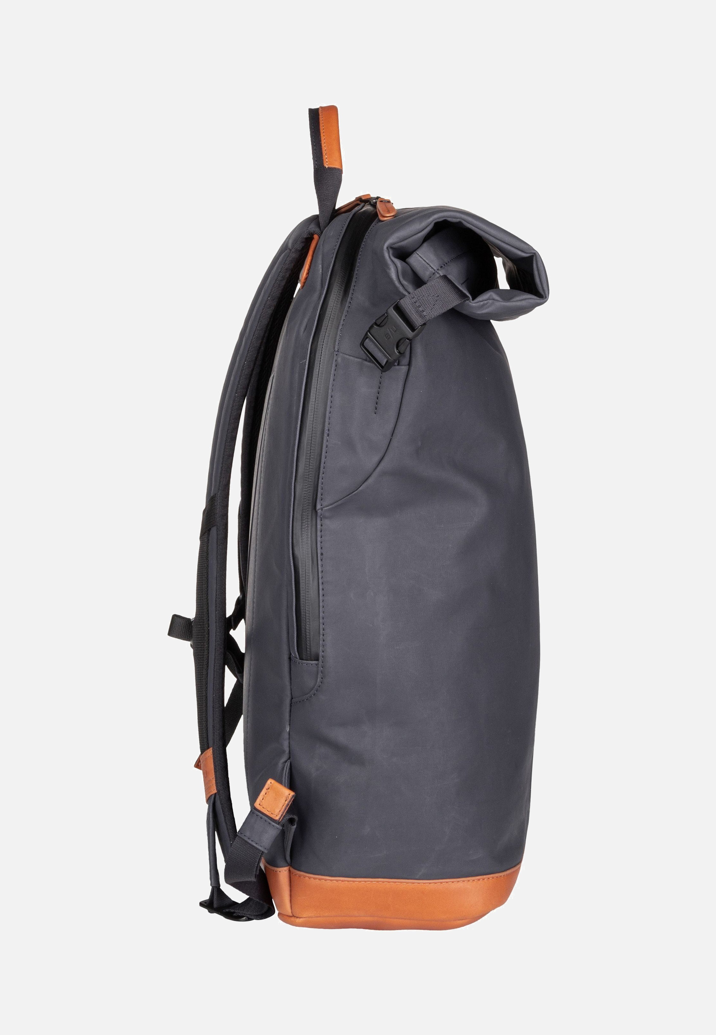 aunts & uncles - Matsuyama Night Blue - Rolltop Backpack | Neutral-Image