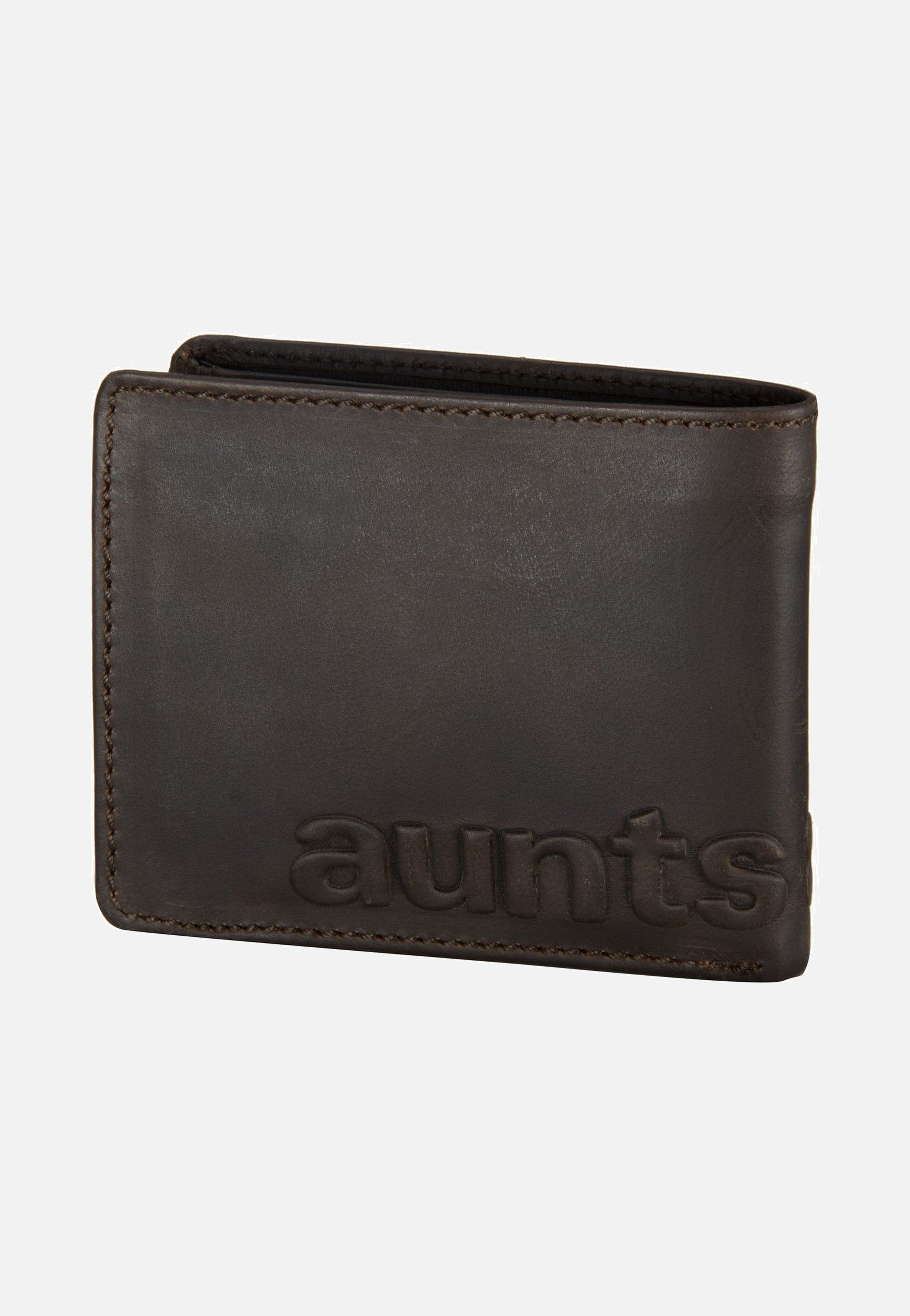 aunts & uncles Matt Vintage Brown Vintage Brown Logo Wallet