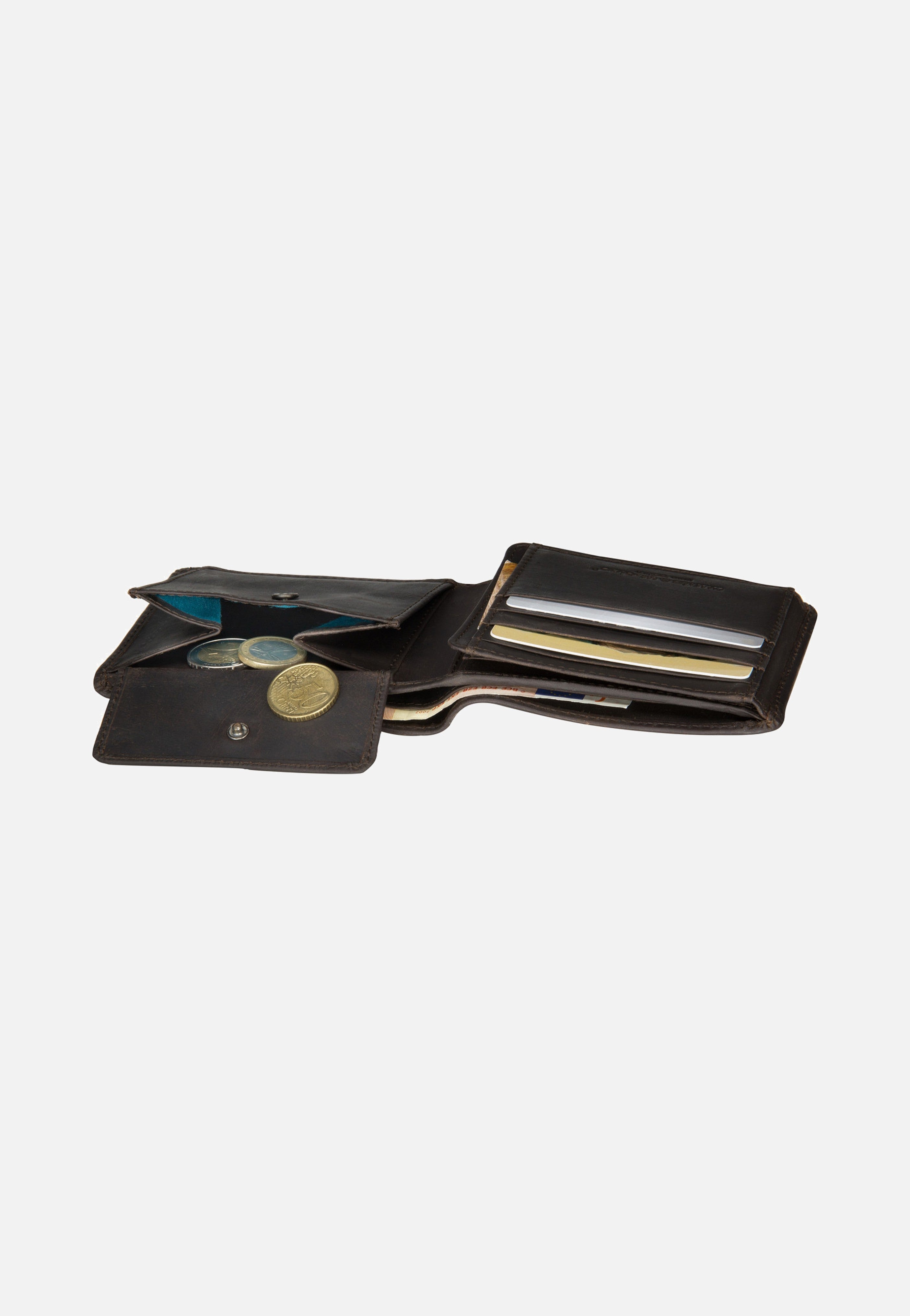 aunts & uncles Matt Vintage Brown Vintage Brown Logo Wallet