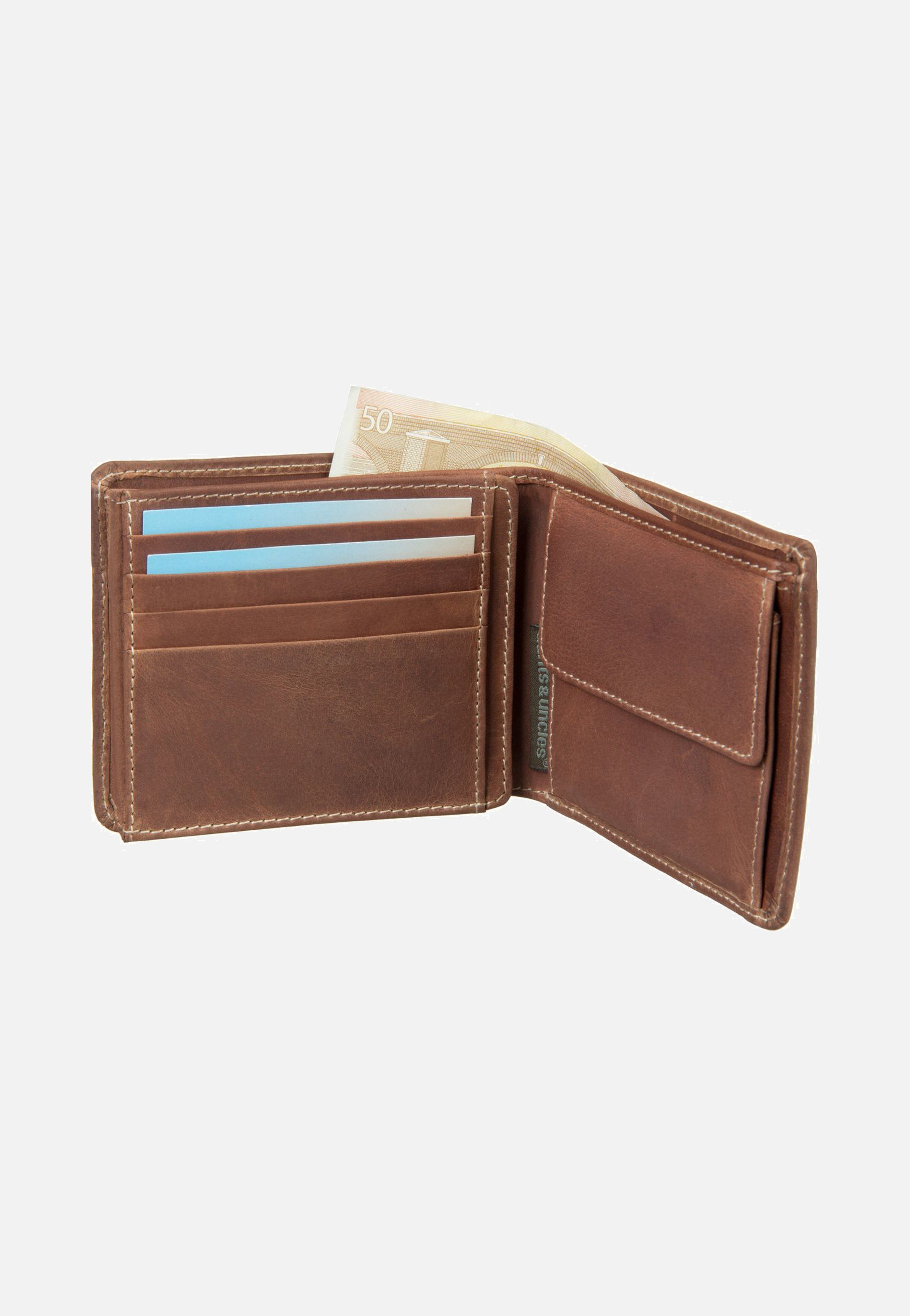 aunts & uncles - Matt Vintage Tan Vintage Tan Logo - Wallet | Men-Image