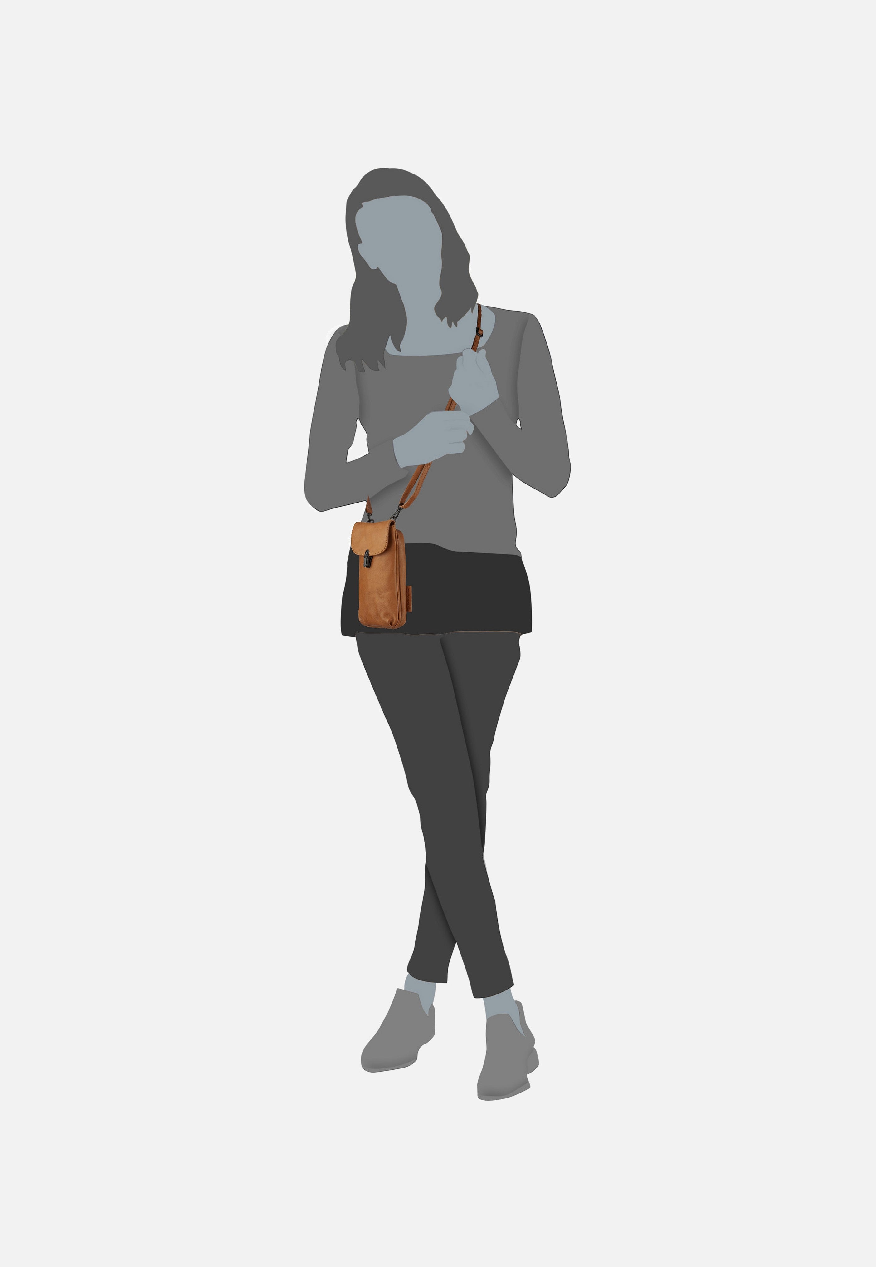 aunts & uncles - Mrs. Lemon Twist Caramel - Phone Pouches | Women-Image