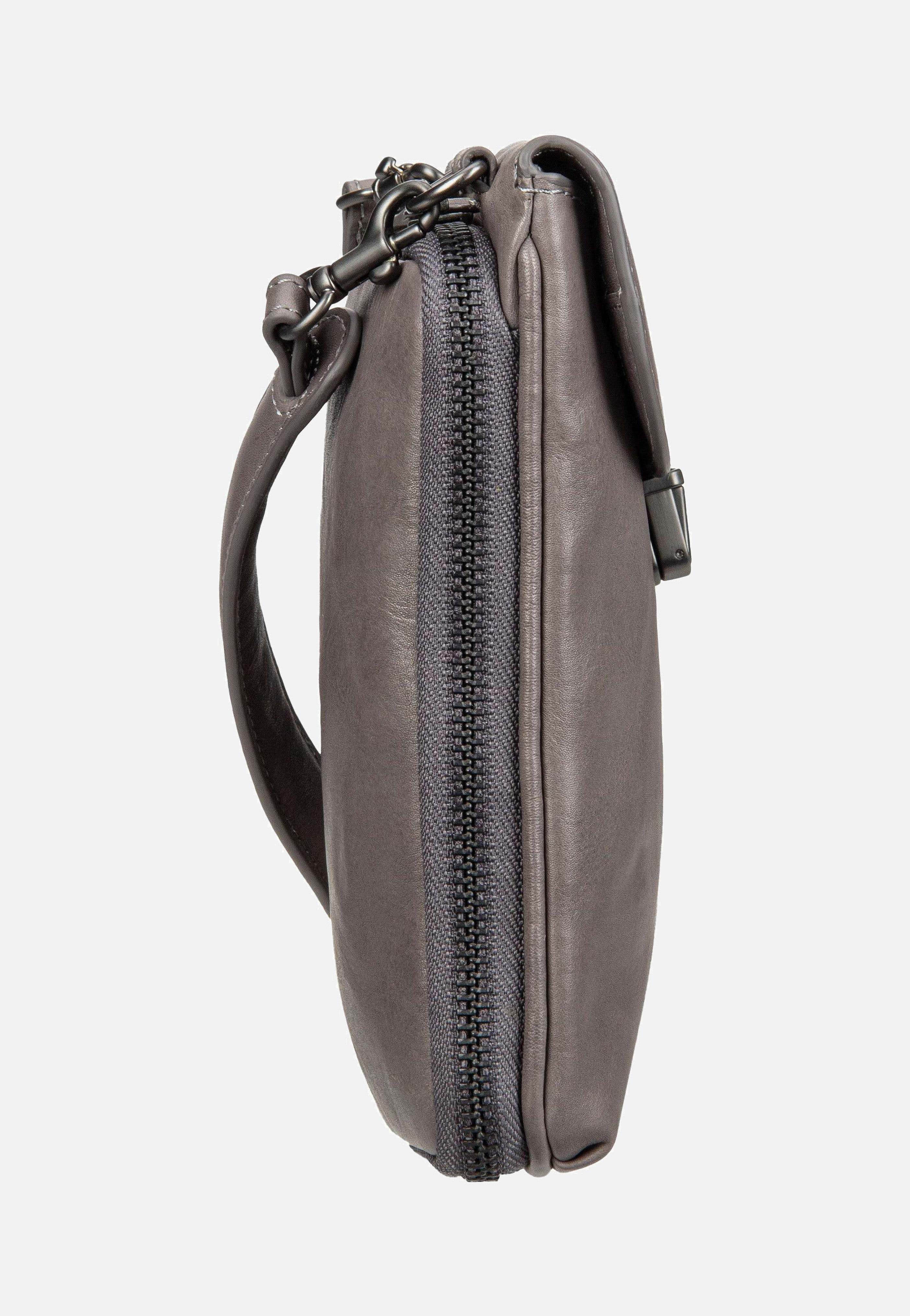 aunts & uncles Mrs. Lemon Twist Oyster Grey Phone Pouch