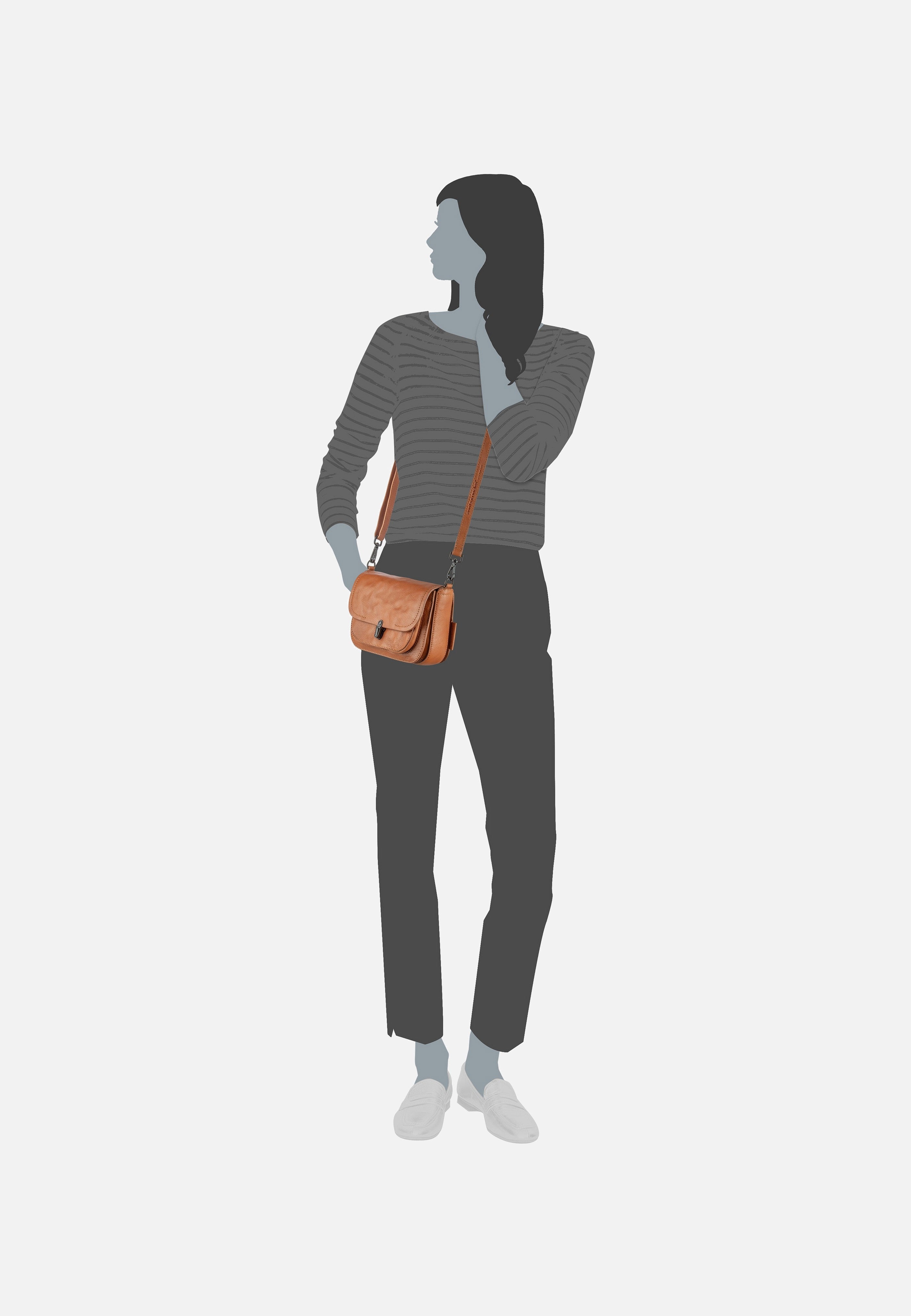 aunts & uncles - Mrs. Waffle Caramel - Saddle Bag | Women-Image