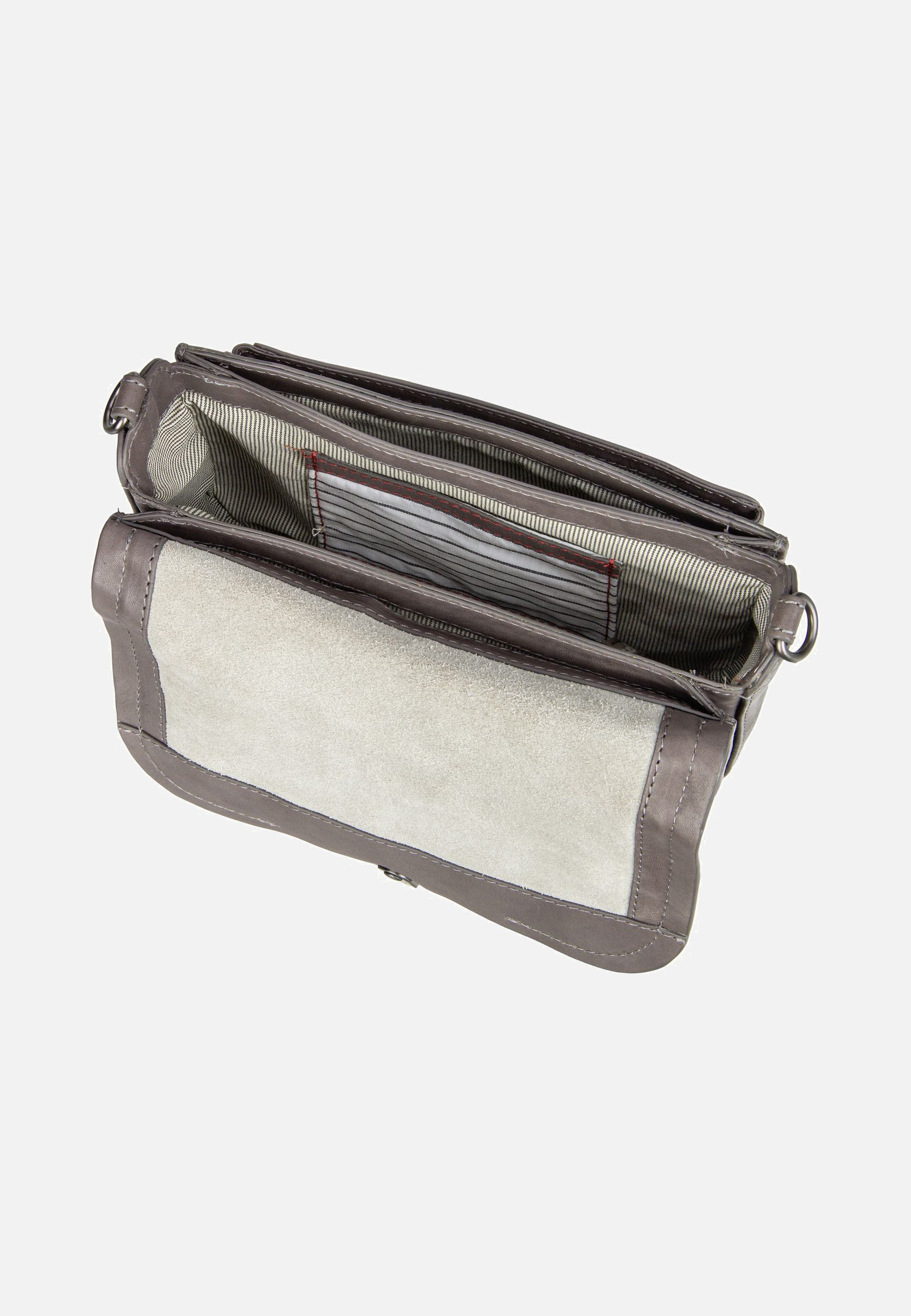 aunts & uncles Mrs. Waffle Oyster Grey Saddle Bag