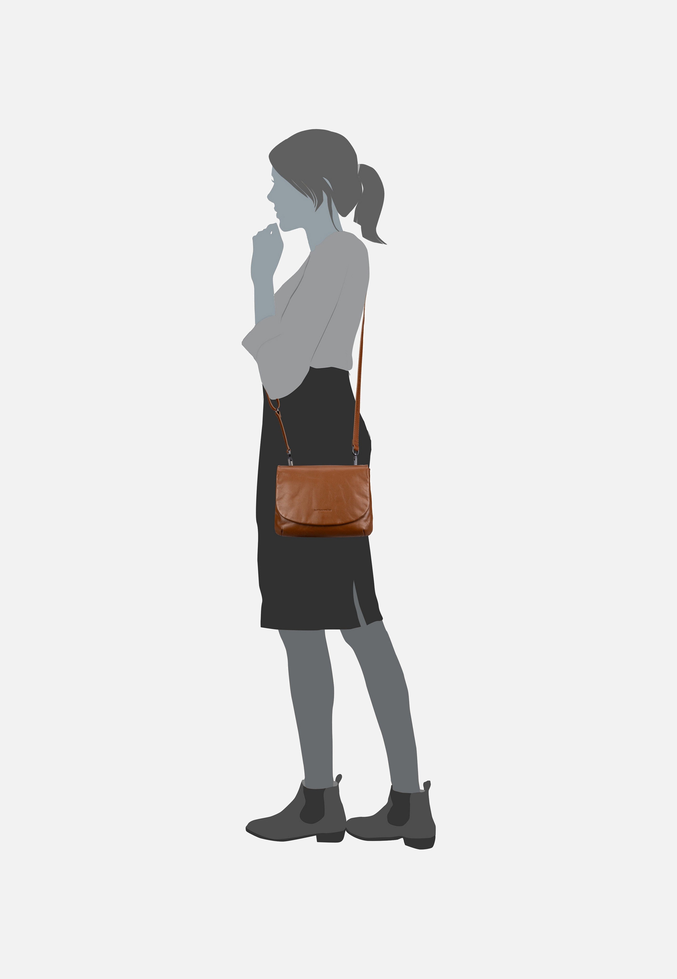 aunts & uncles - Pepino Cognac - Crossbody Bag | Neutral-Image
