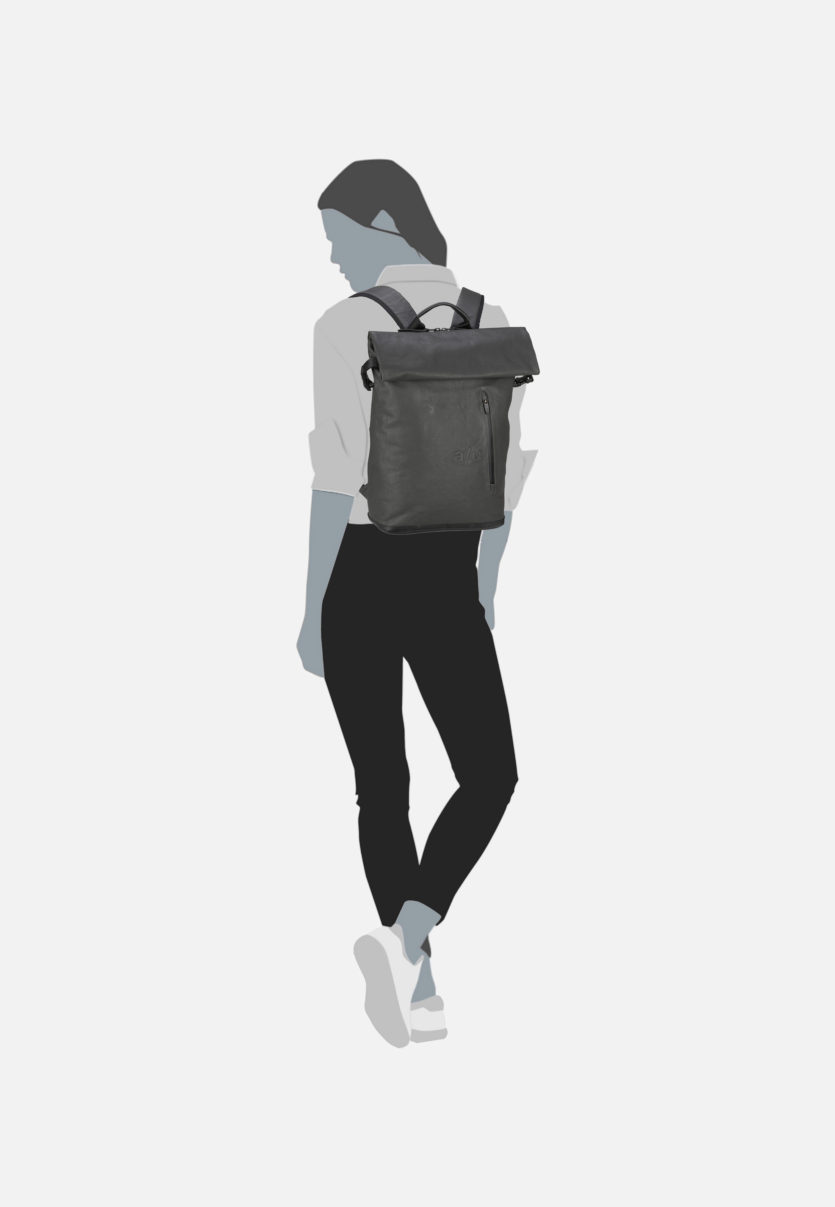 aunts & uncles - Tokio Volcanic Ash - Rolltop Backpack | Neutral-Image
