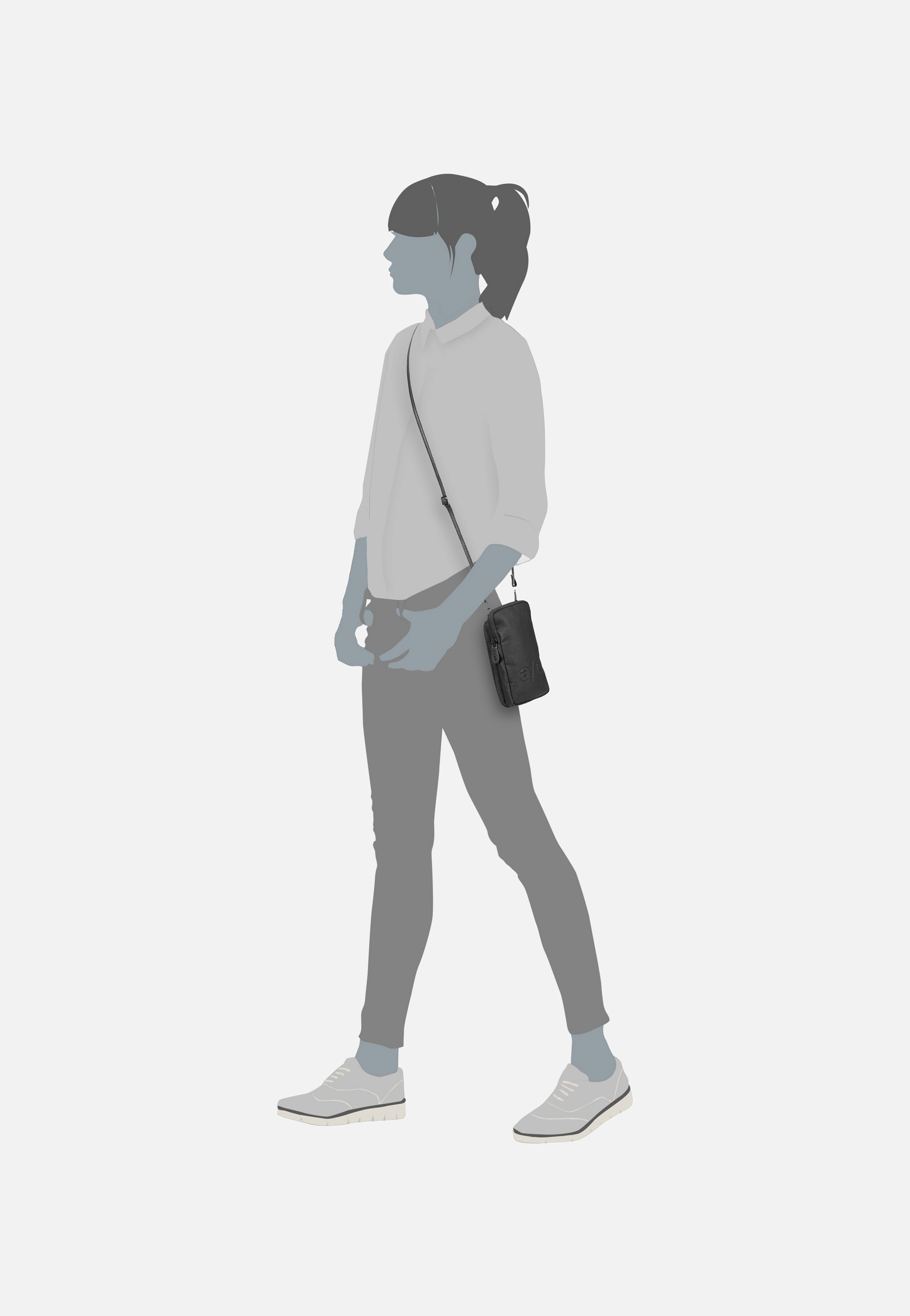 aunts & uncles - Uji Black - Phone Pouches | Neutral-Image