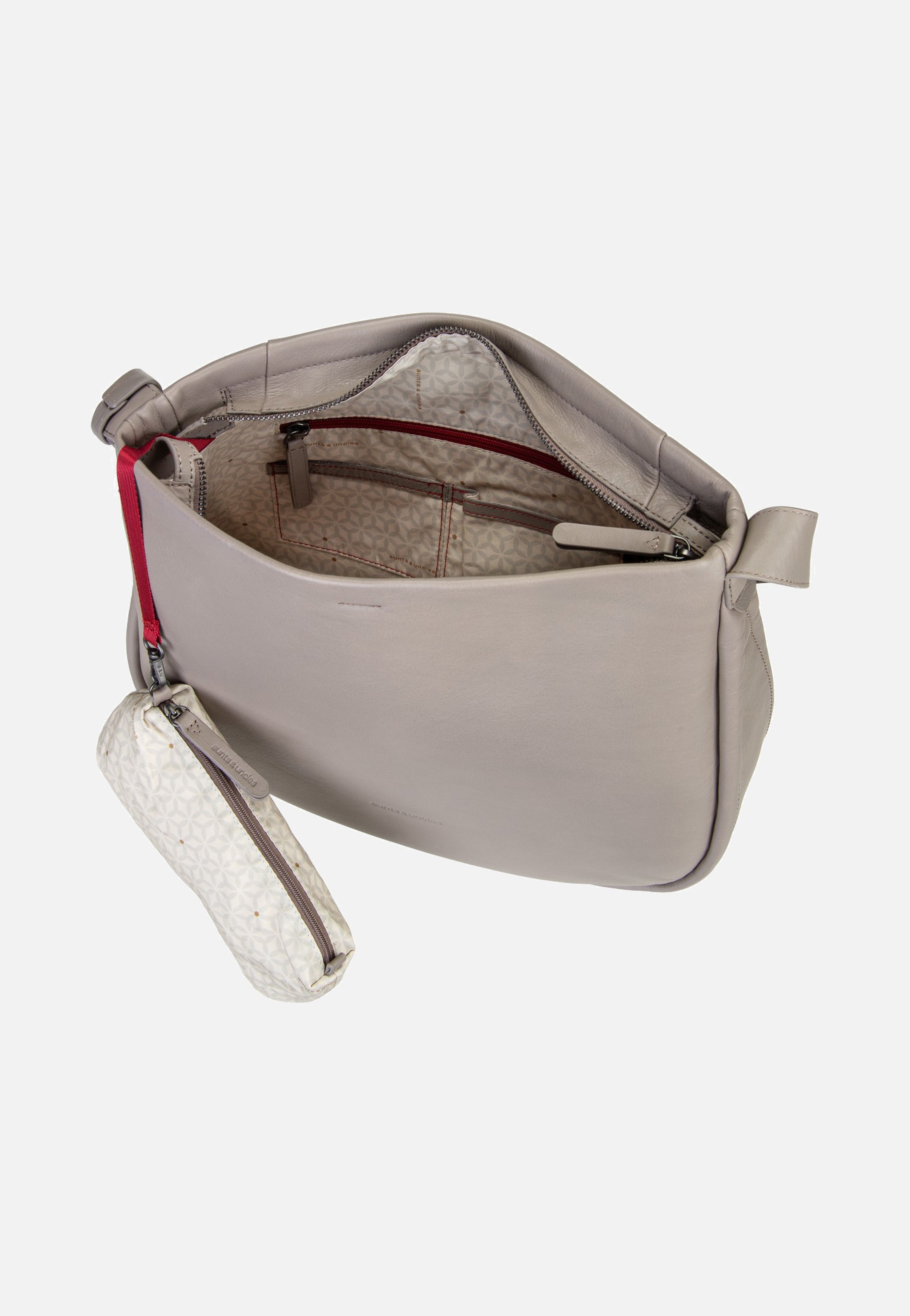 aunts & uncles Coral Taupe Crossbody Bag