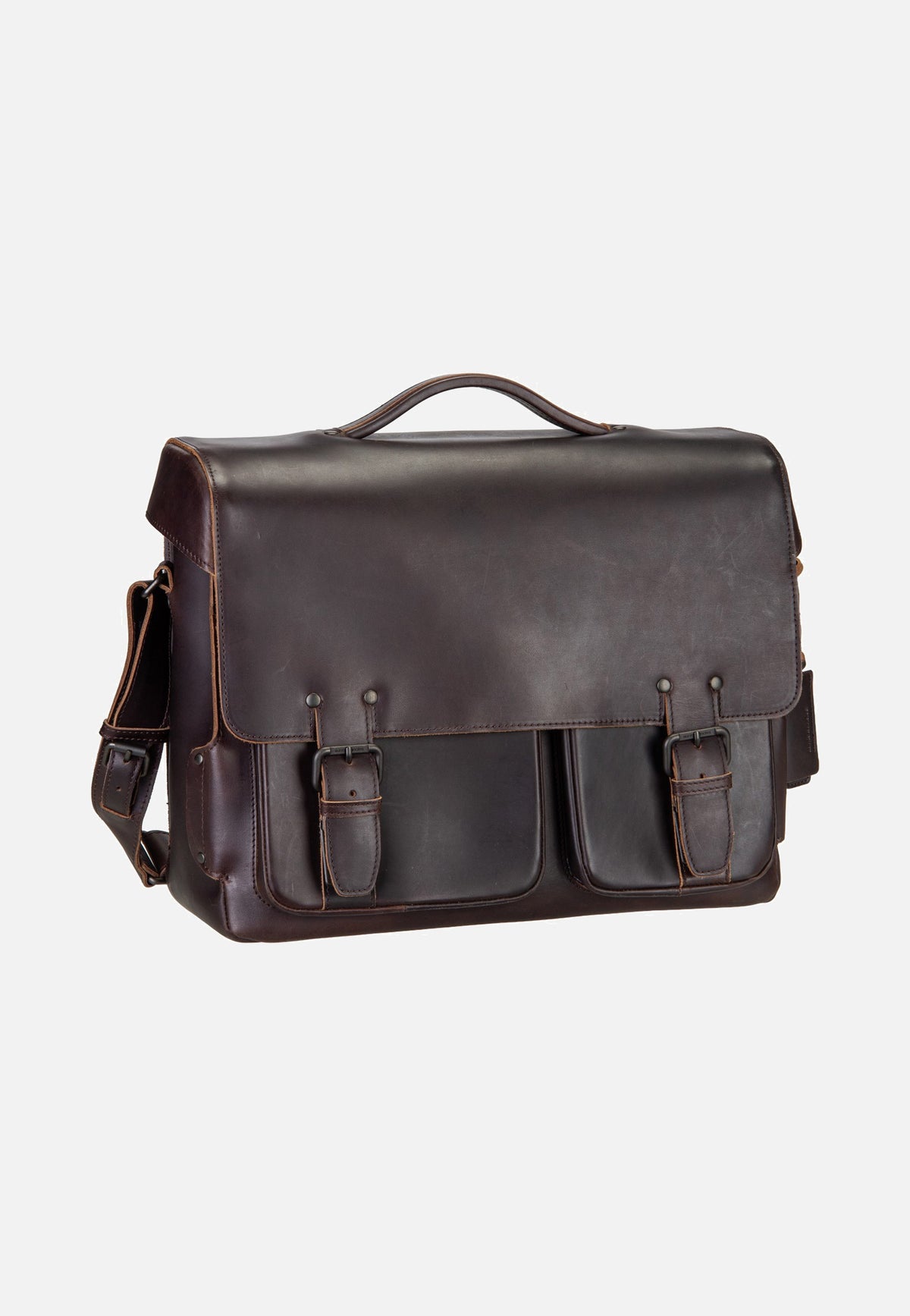 aunts & uncles Finn Dark Brown Messenger Bag