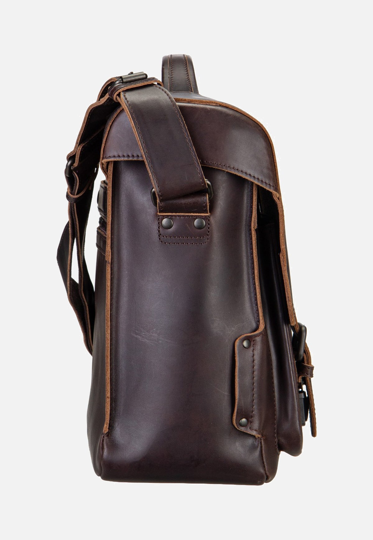 aunts & uncles Finn Dark Brown Messenger Bag