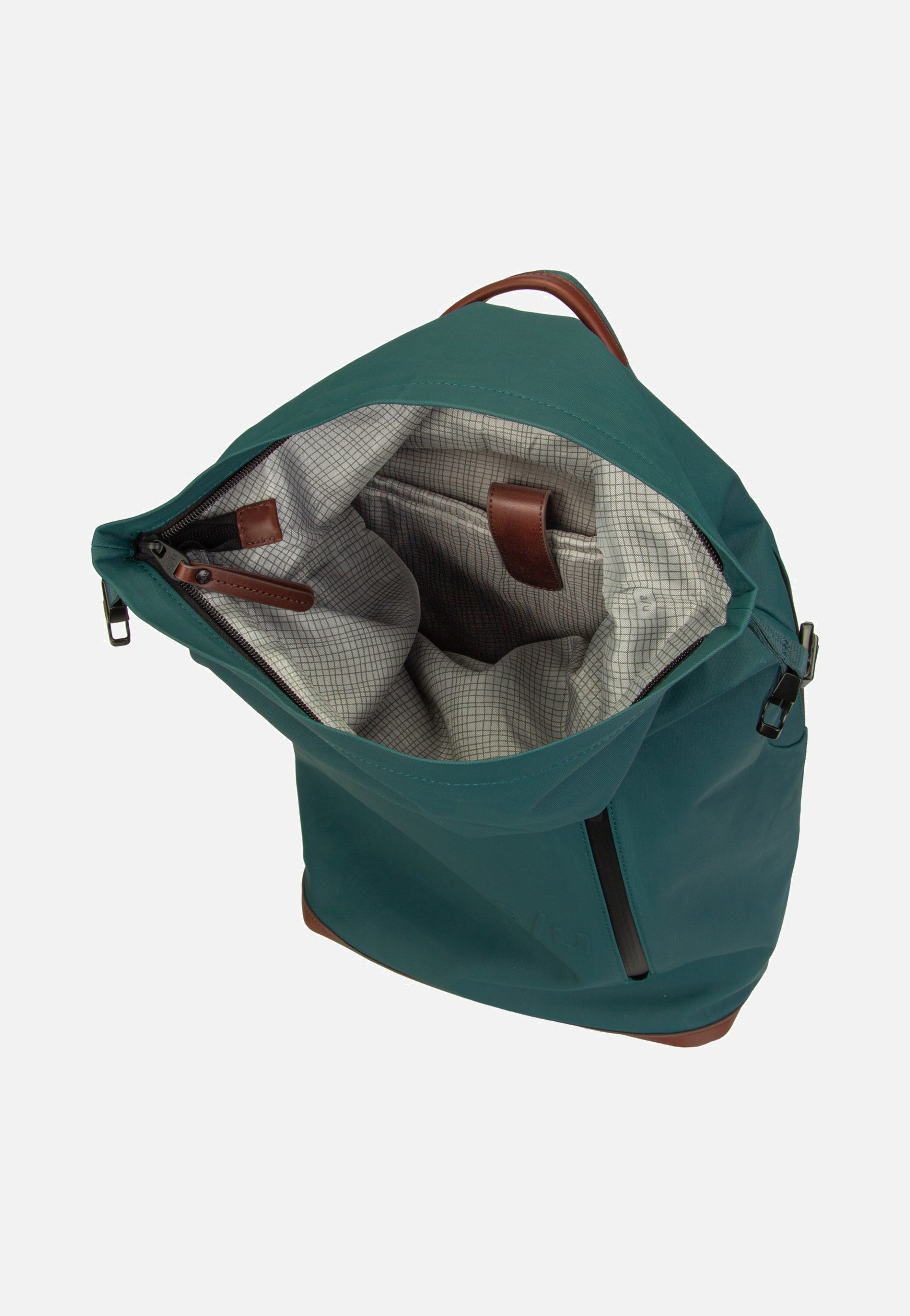 aunts & uncles Fukui Transformative Teal Rolltop Backpack
