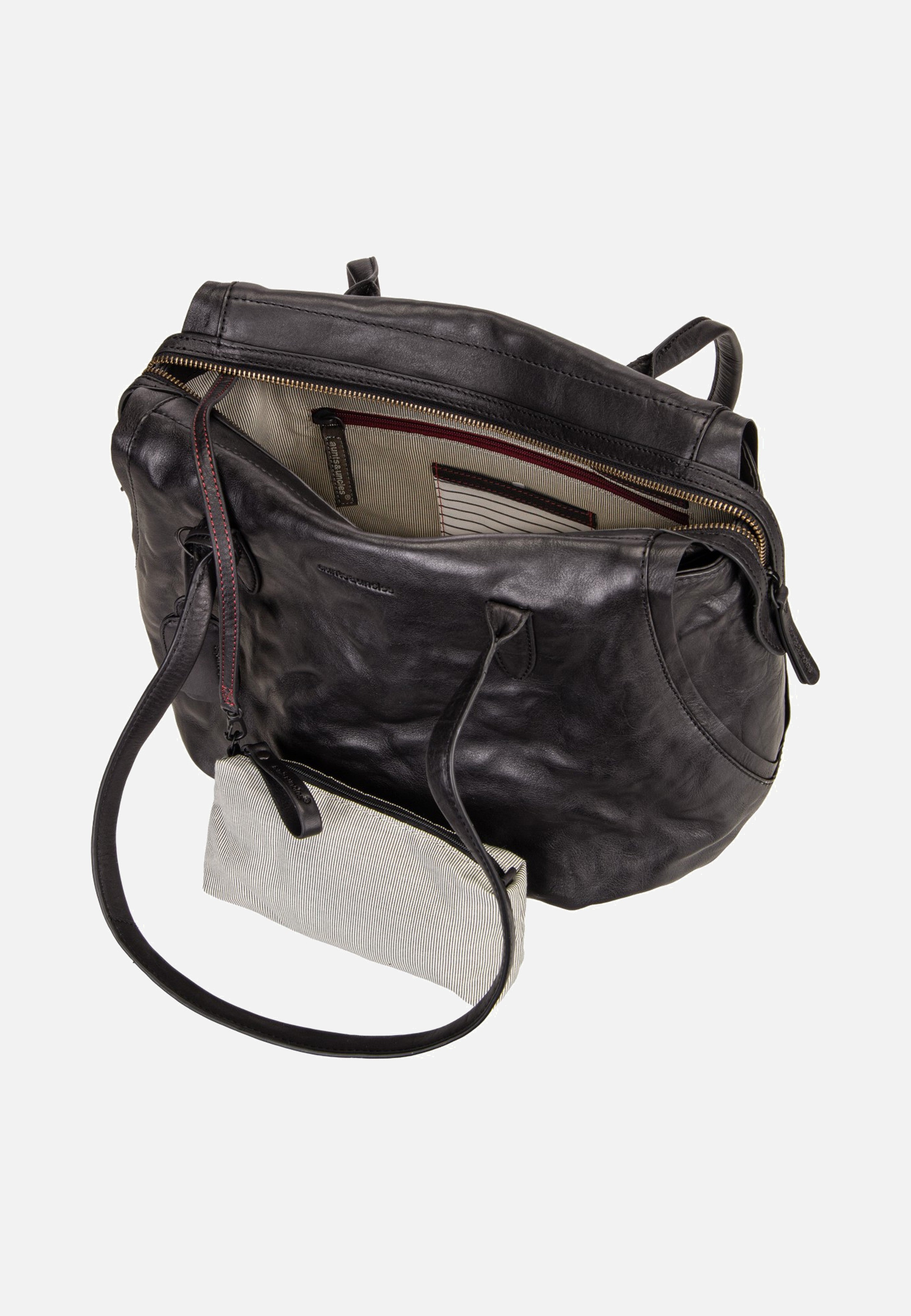 aunts & uncles Mrs. Florentine Black Smoke Shoulder Bag