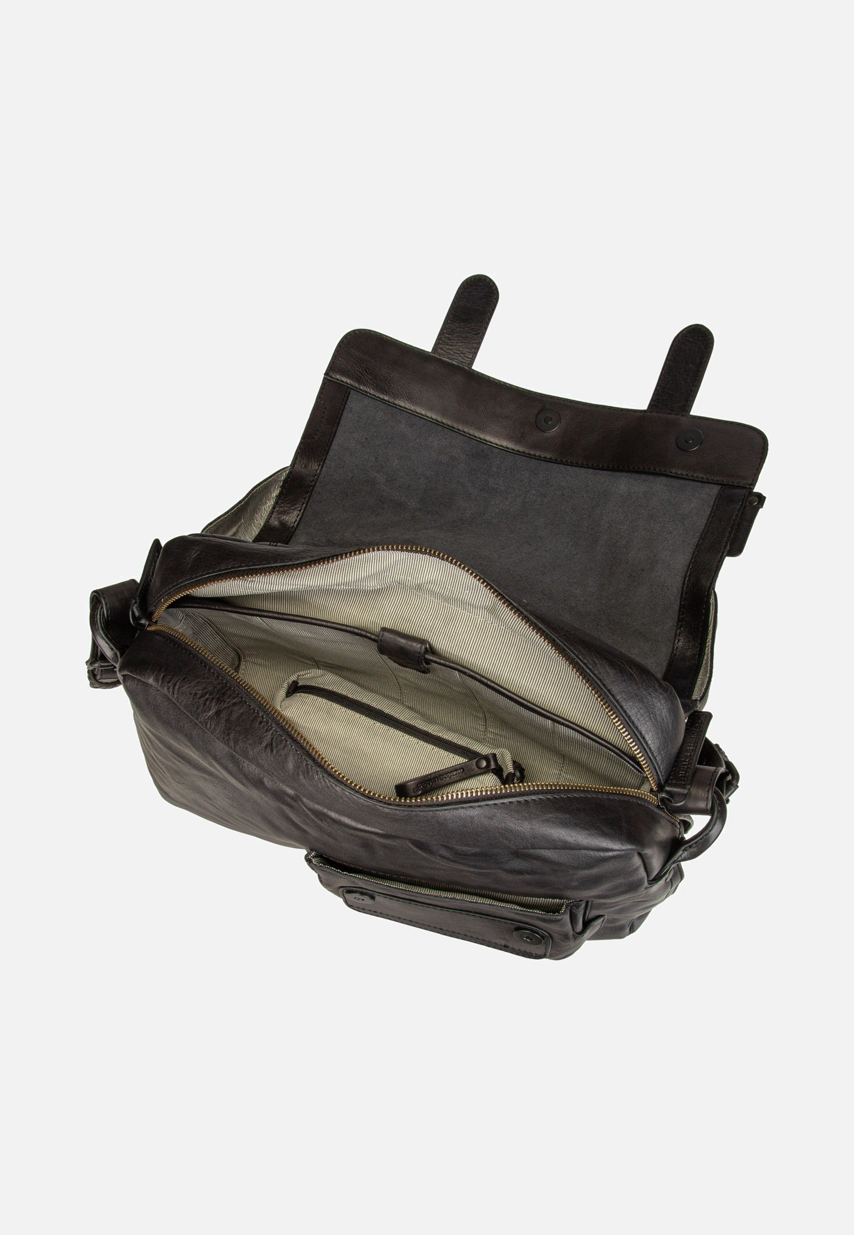 aunts & uncles Mrs. Honey Pie Black Smoke  Messenger Bag