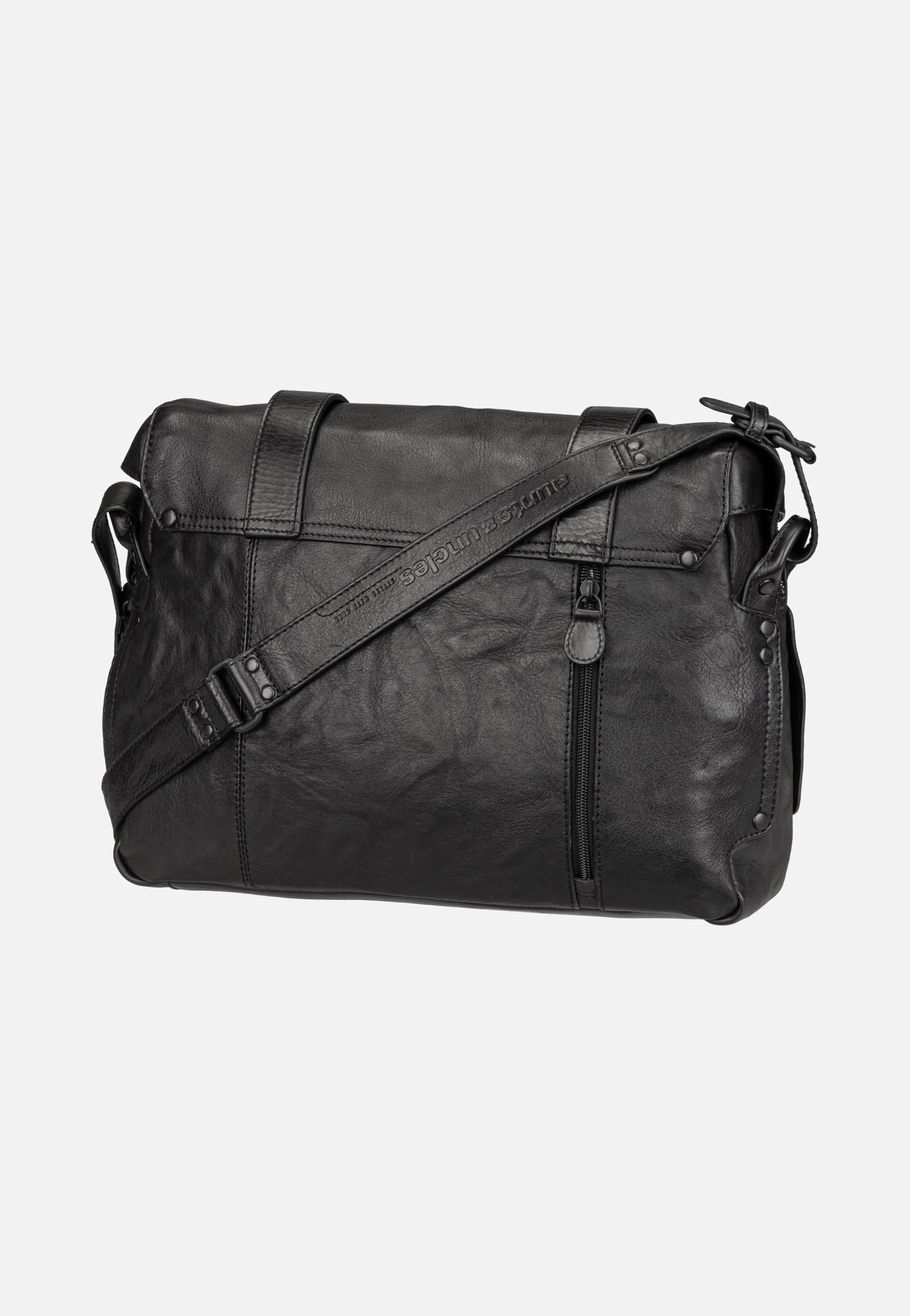 aunts & uncles Mrs. Honey Pie Black Smoke  Messenger Bag