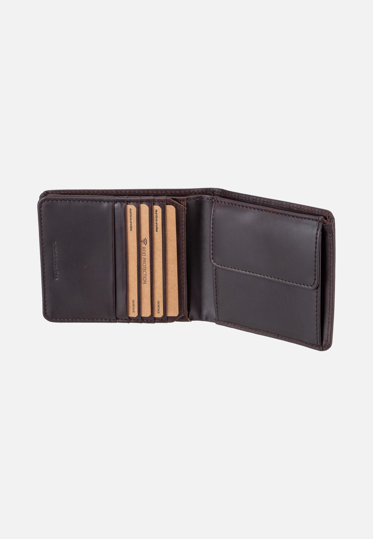 aunts & uncles Parker Dark Brown Portefeuilles