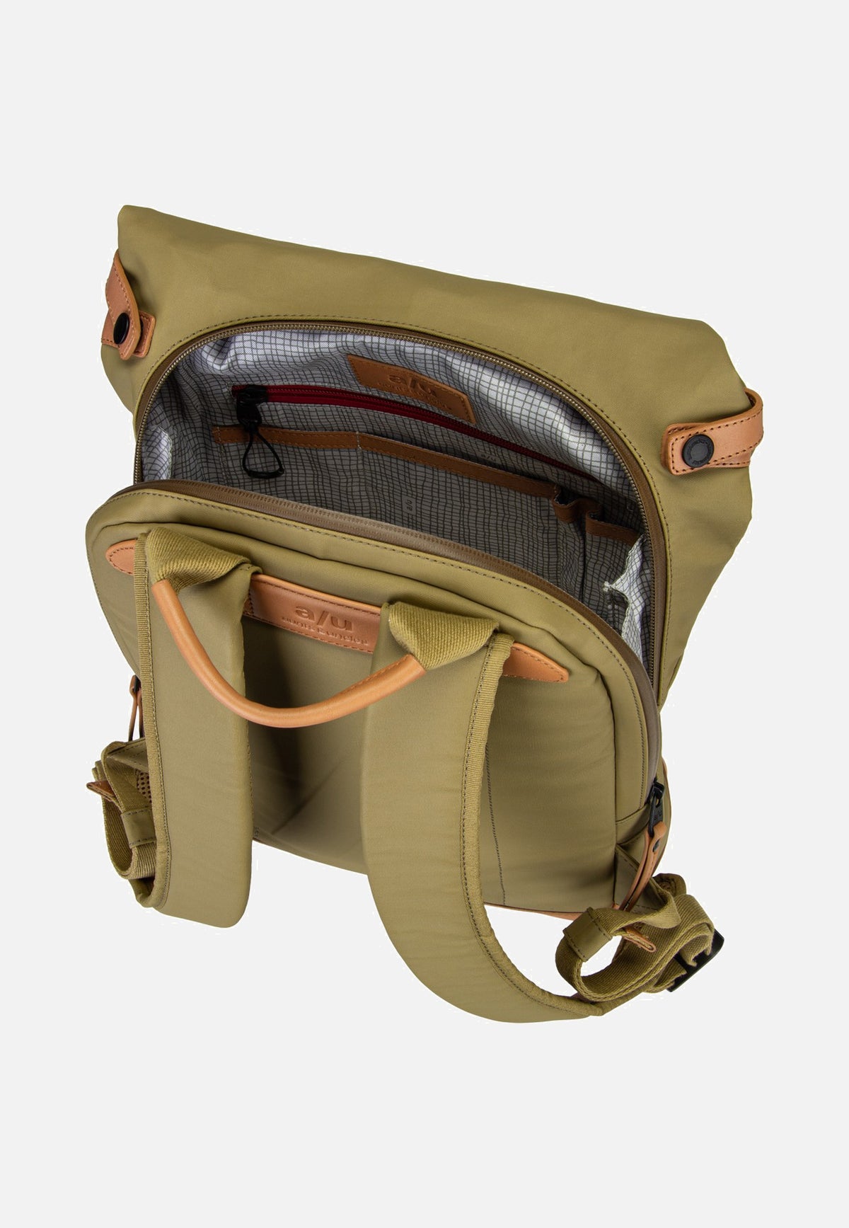 aunts & uncles Wakayama Olive Stone Mochila enrollable