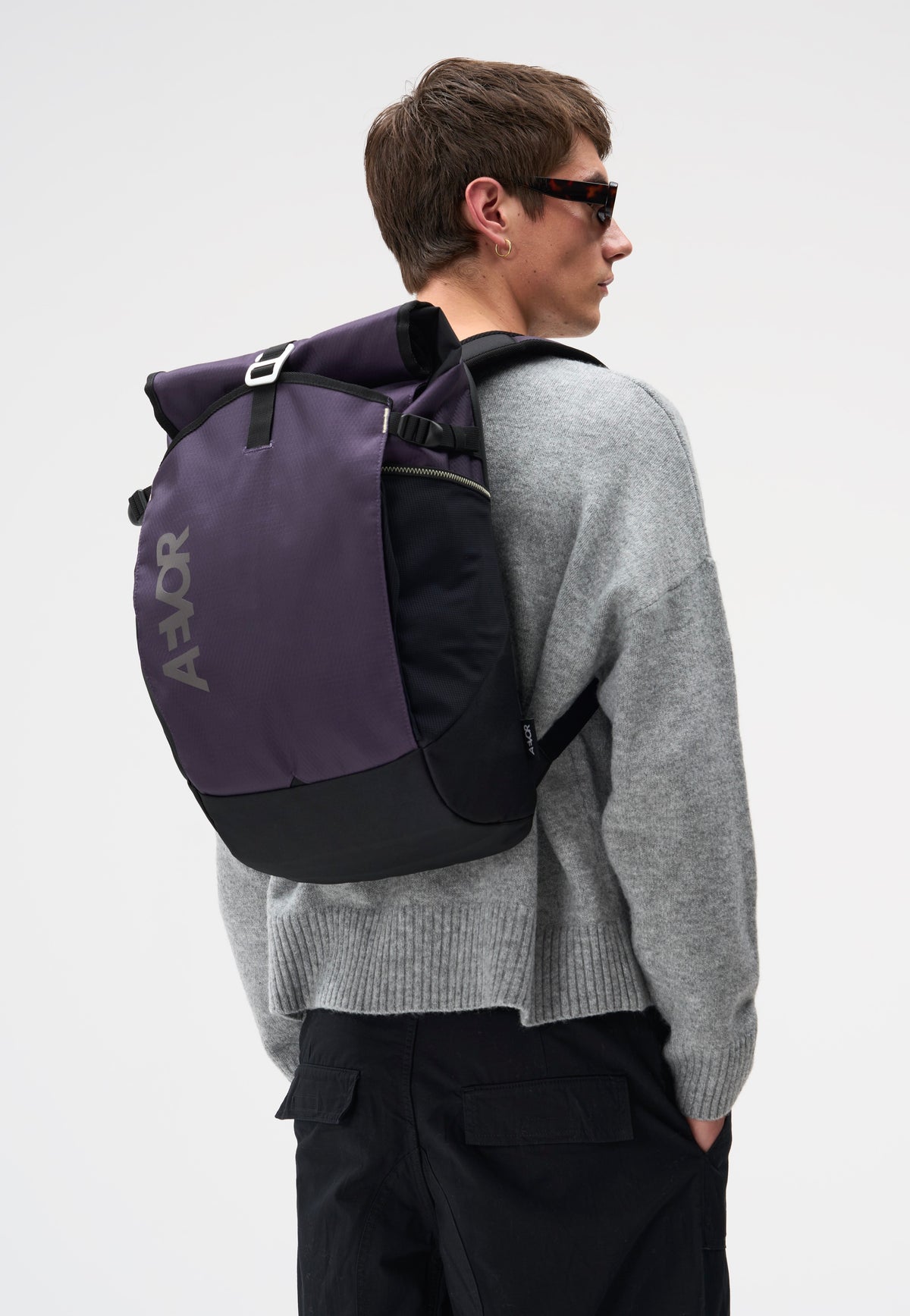 AEVOR Roll Pack Proof Phantom Purple Mochila enrollable