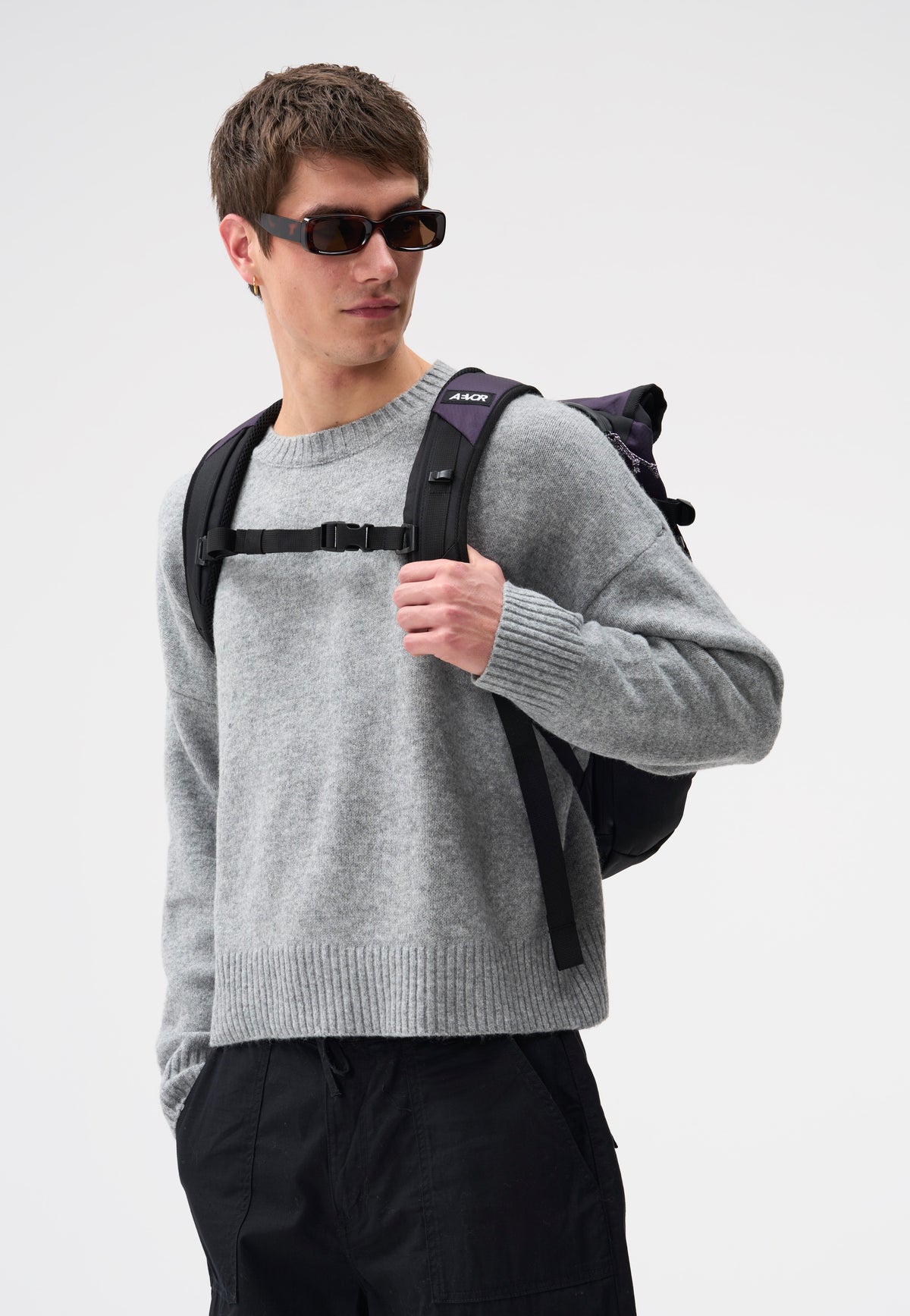 AEVOR Roll Pack Proof Phantom Purple Mochila enrollable