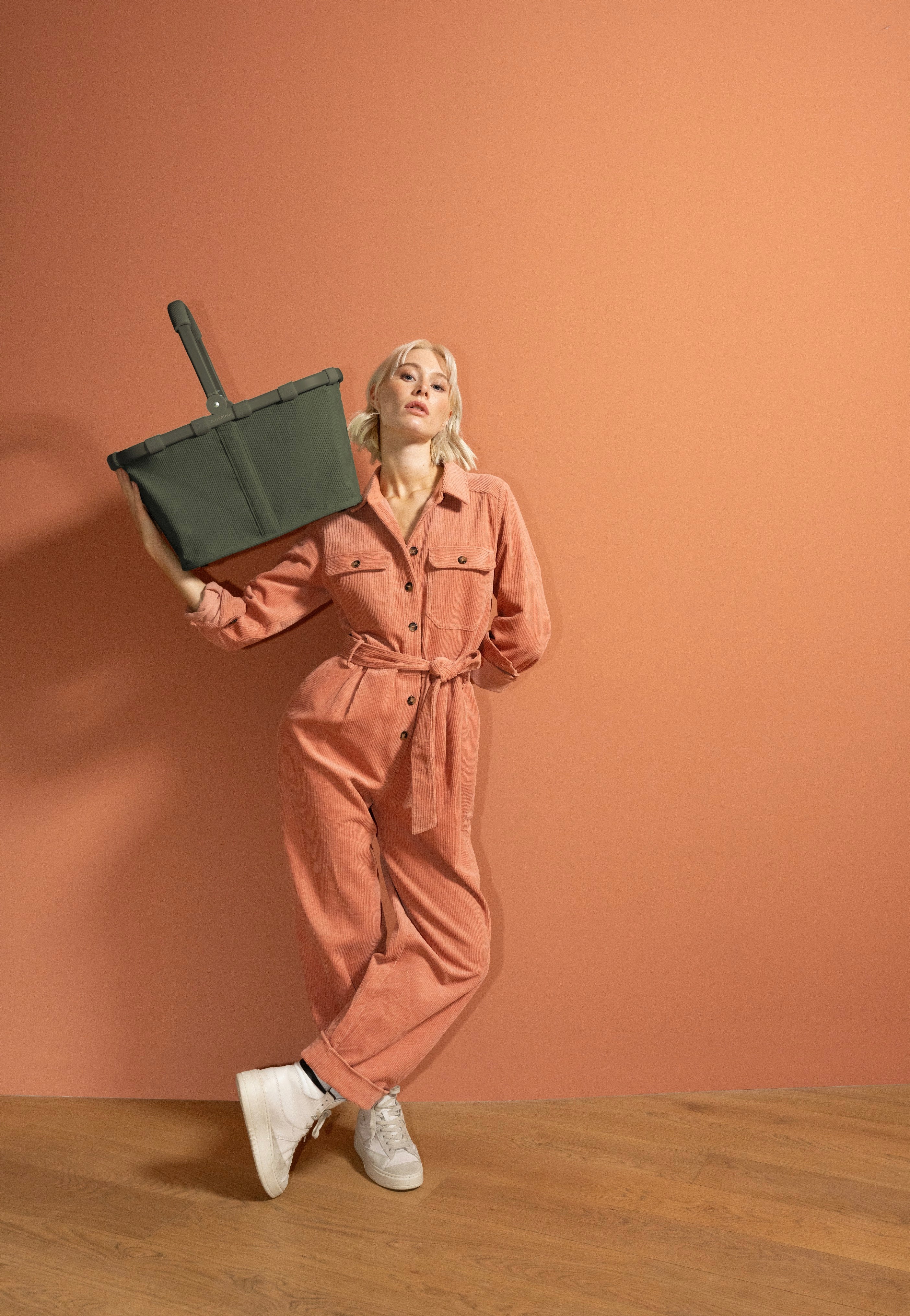 reisenthel - Carrybag Frame Cord Dark Matcha - Shopping Basket | Neutral-Image