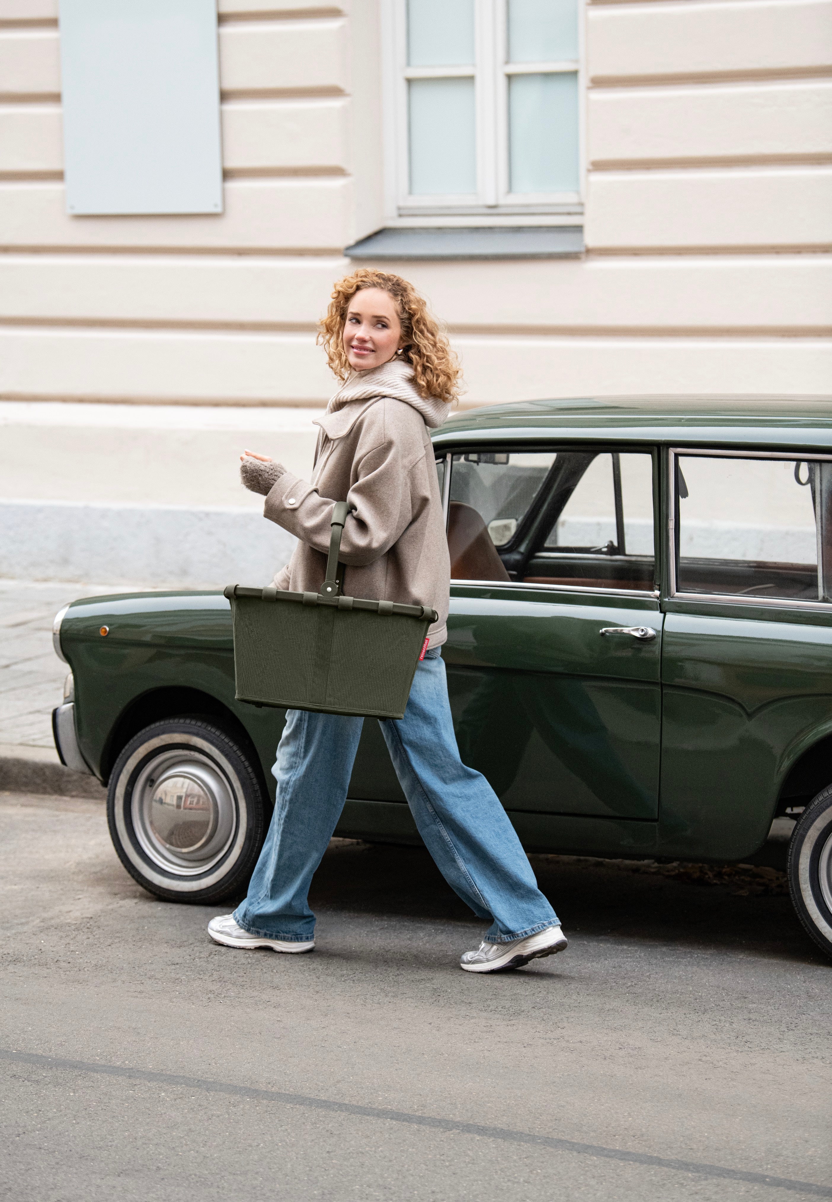 reisenthel - Carrybag Frame Cord Dark Matcha - Shopping Basket | Neutral-Image