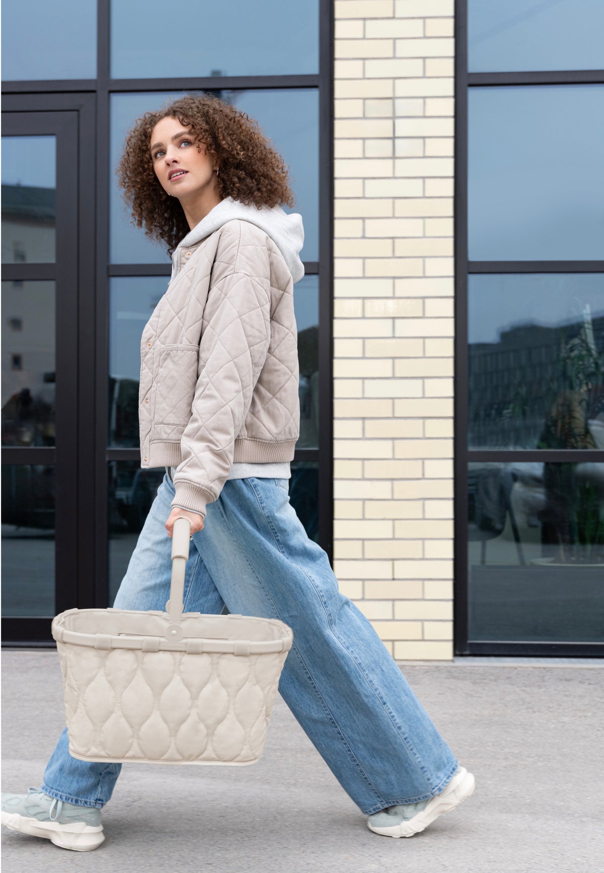 reisenthel Carrybag Puffer Stone Carrello della spesa