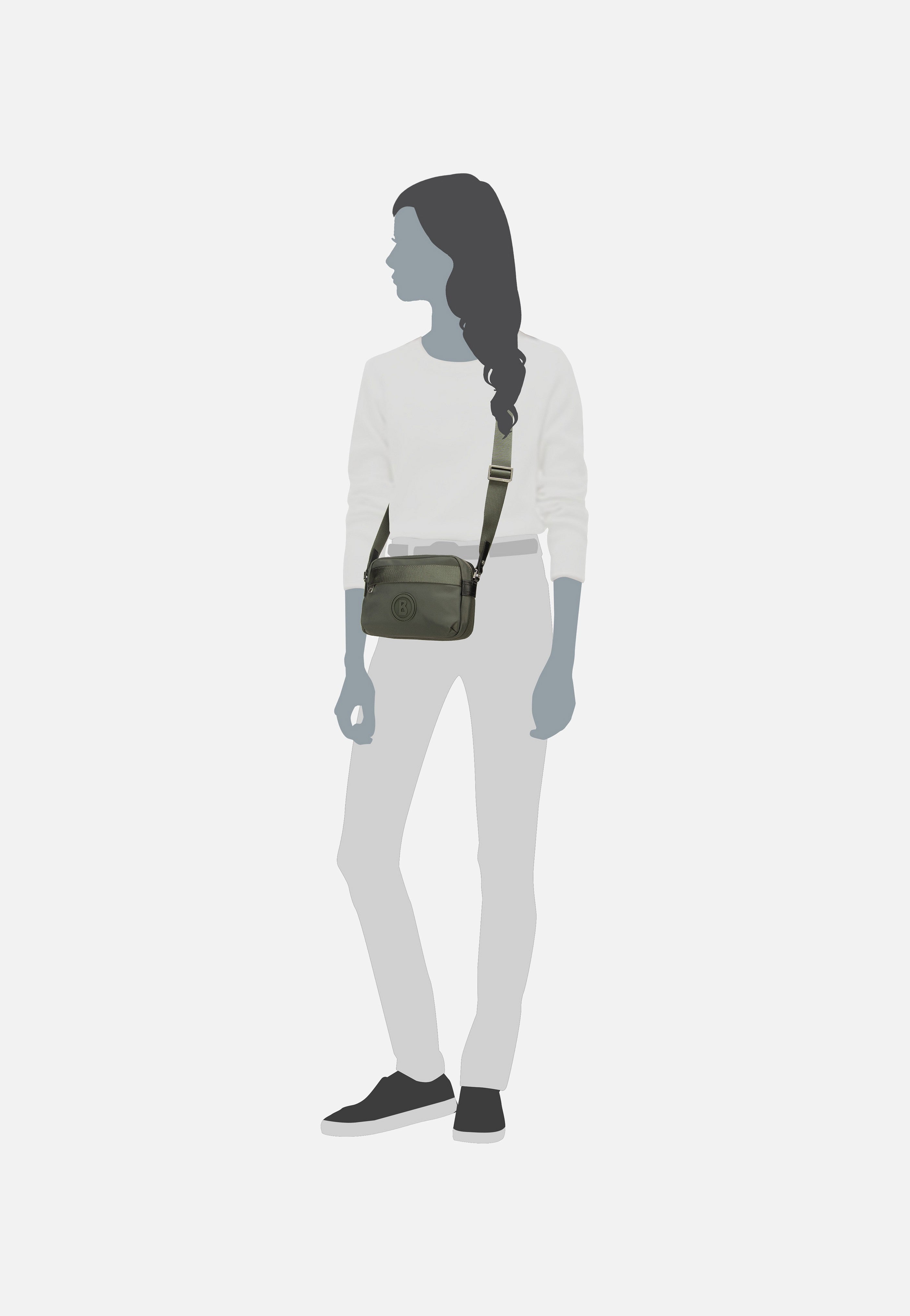 Bogner - Maggia Lidia XSHZ Dark Grey - Shoulder Bag | Women-Image