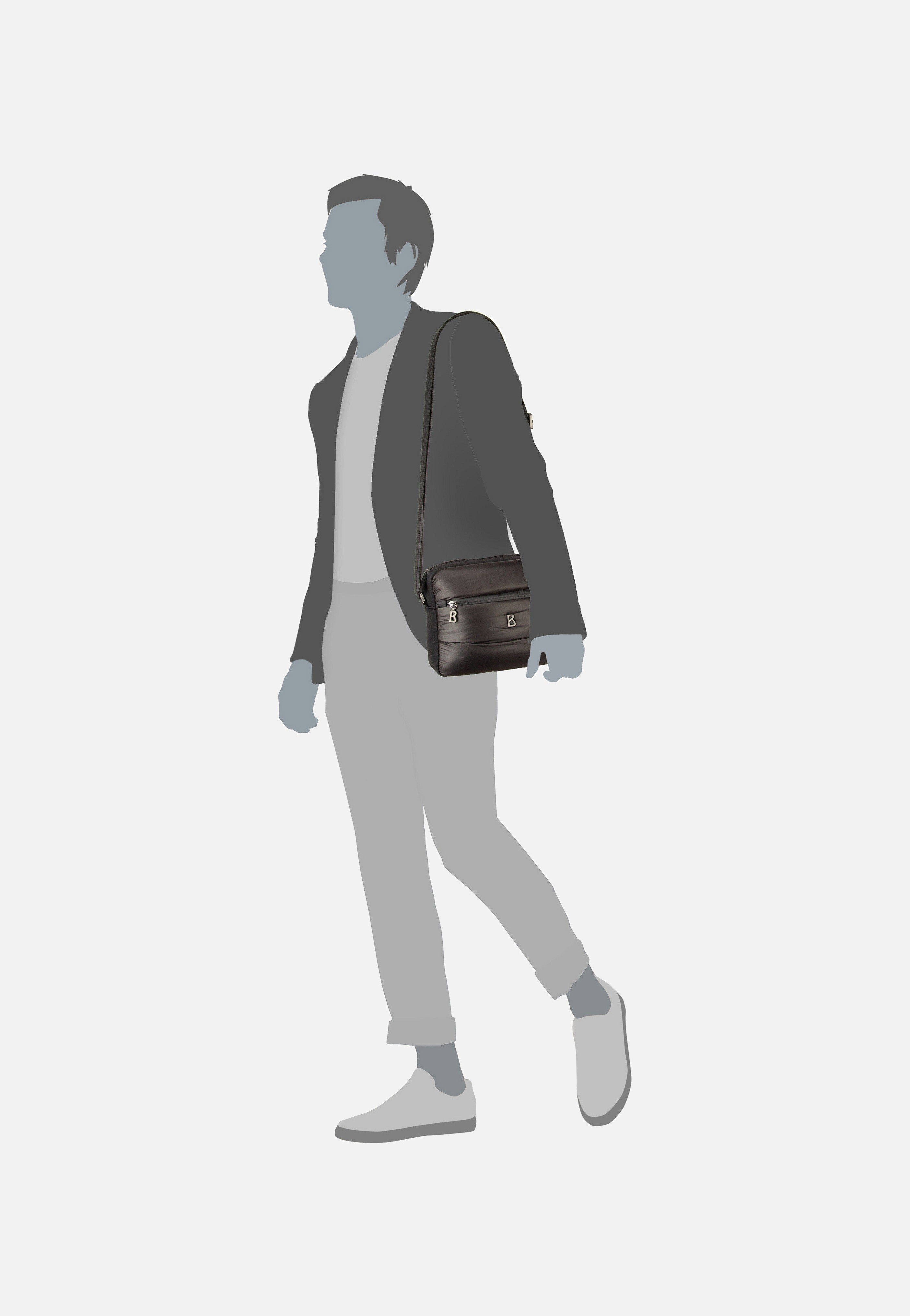 Bogner - Monarch Linus SHZ Black - Crossbody Bag | Men-Image