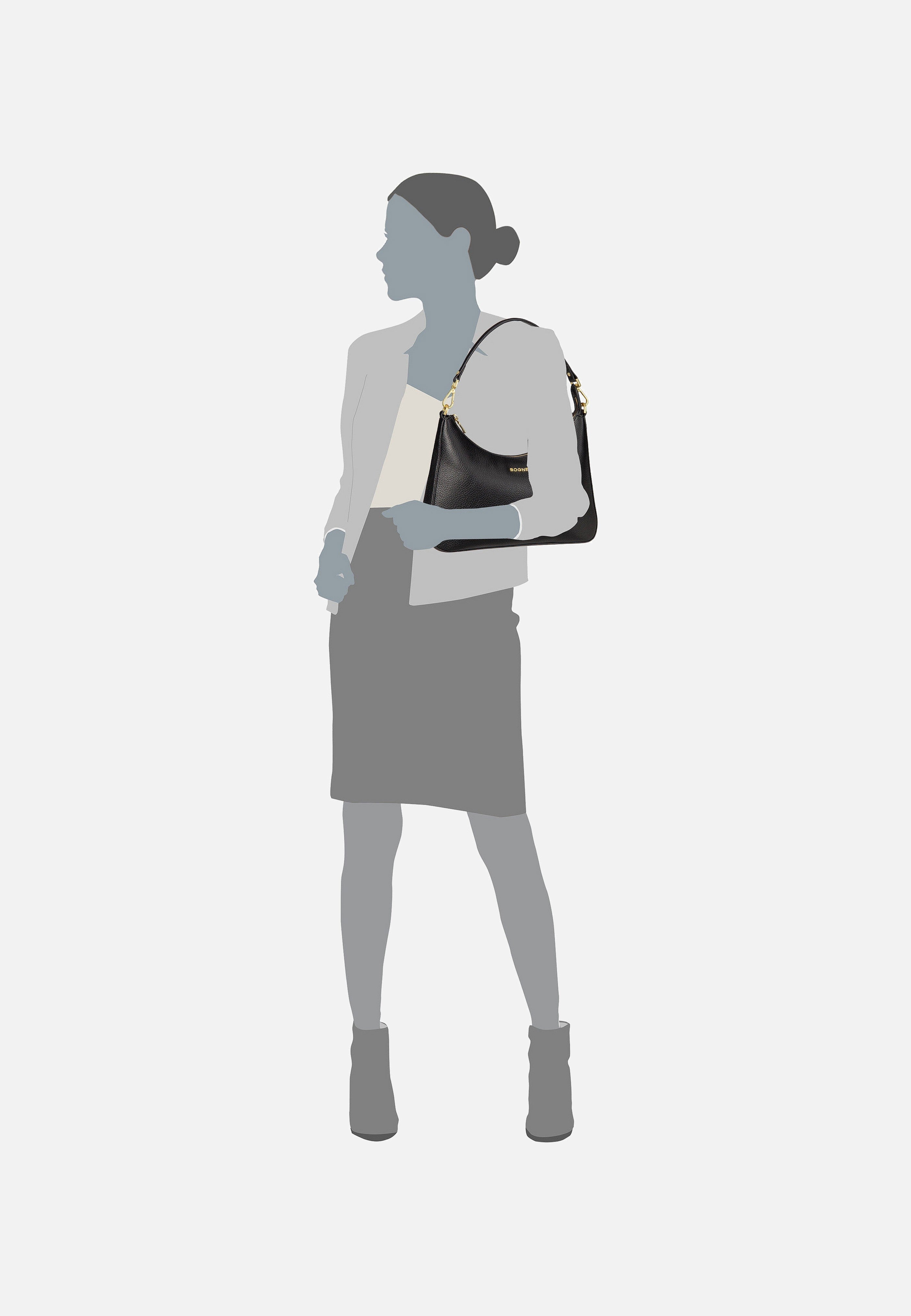 Bogner - Wallis Odette SHB LHZ Black - Shoulder Bag | Women-Image