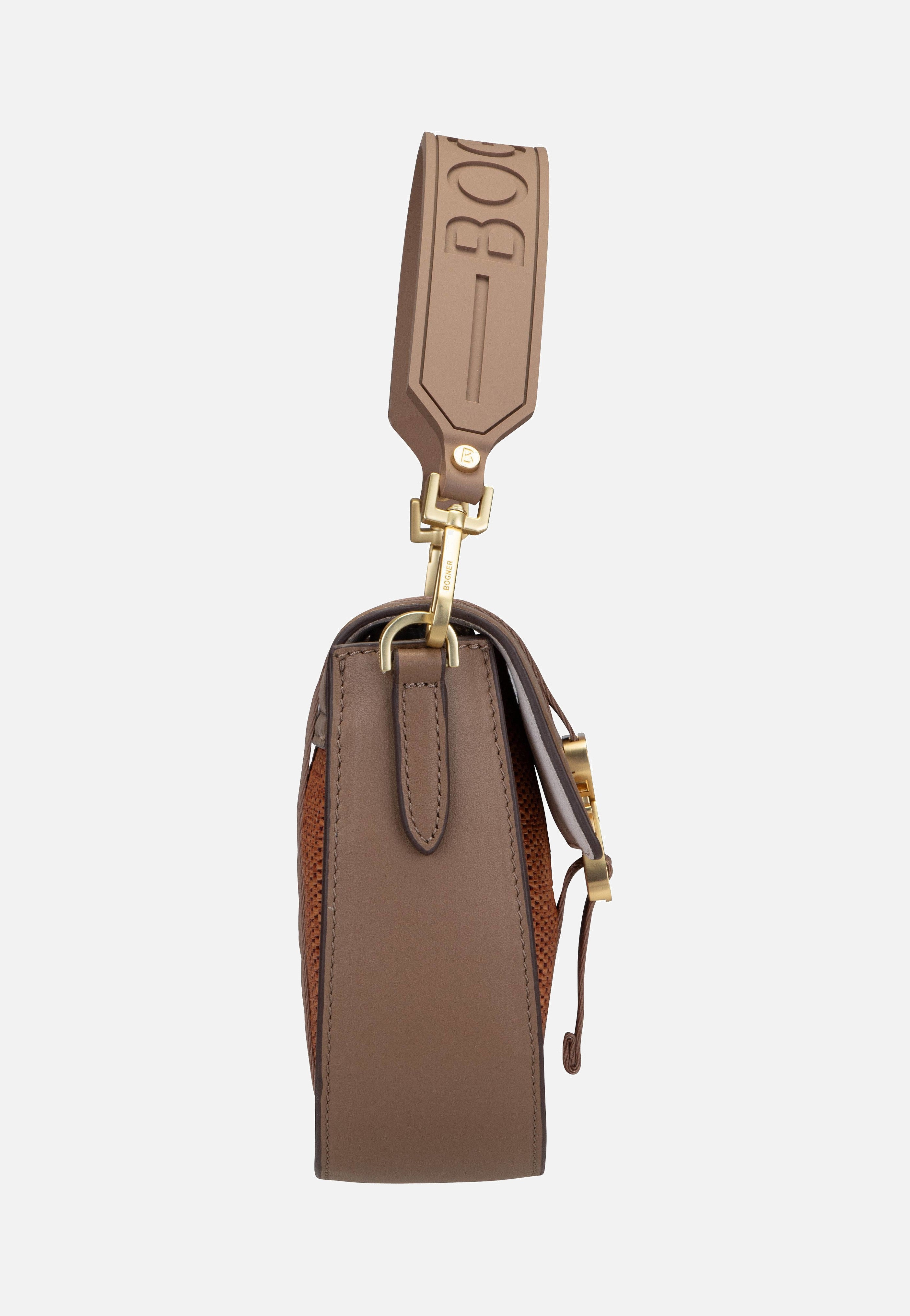 Bogner - Zuoz Rafia Cassy SHF Portabella - Saddle Bag | Women-Image