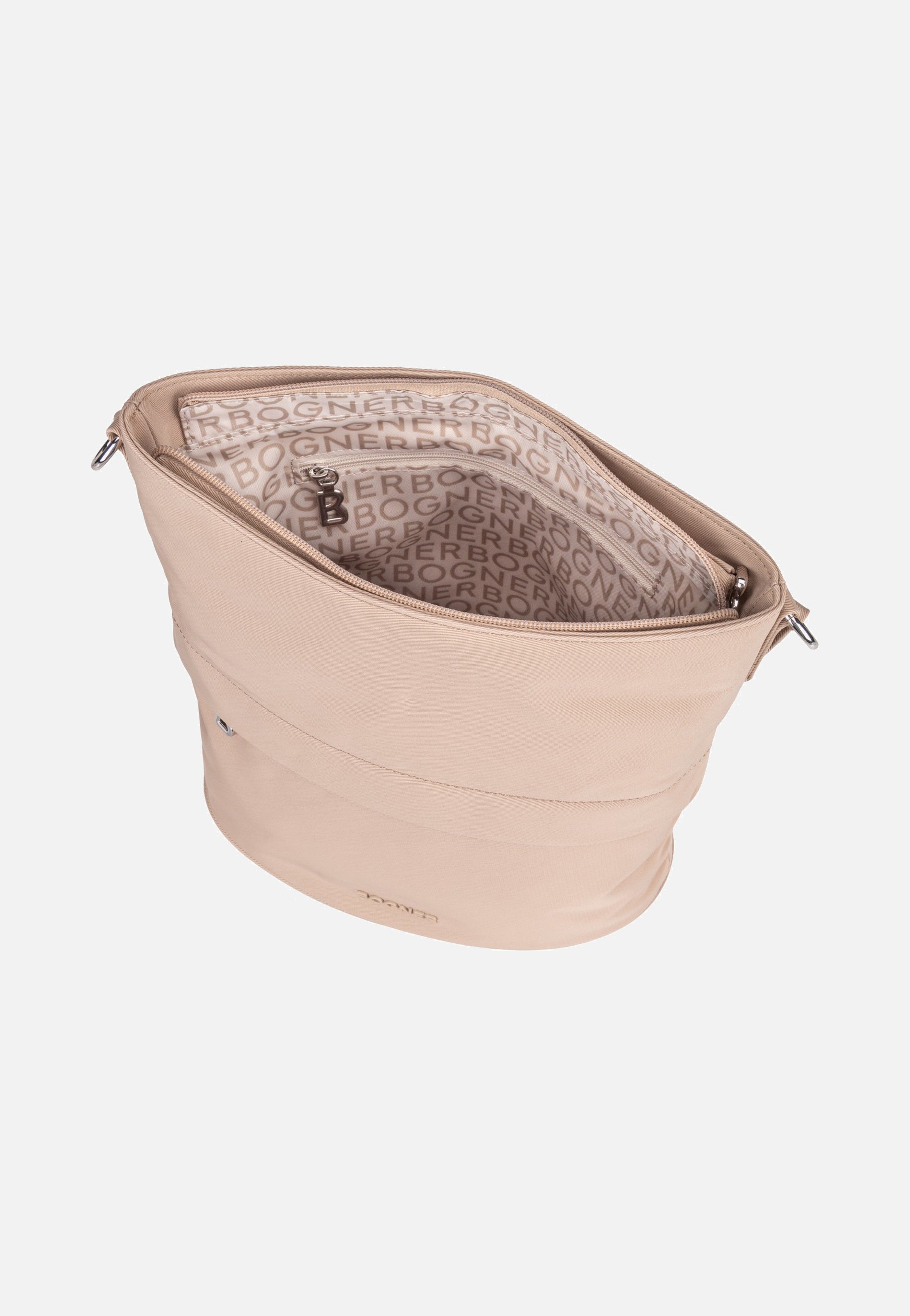 Bogner Maxon Heather SVZ Greige Hobo Bag