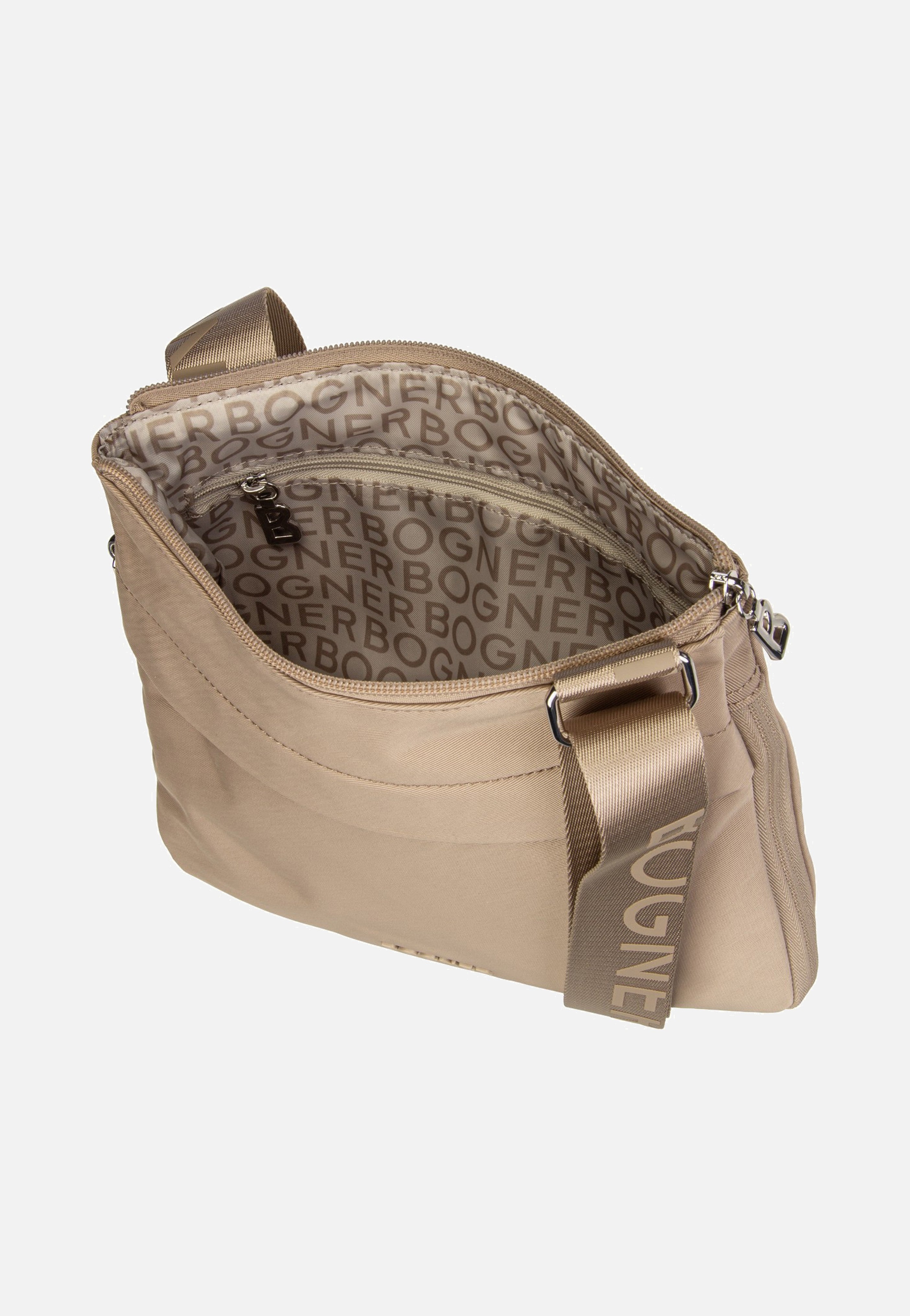 Bogner Maxon Serena MVZ Greige Shoulder Bag