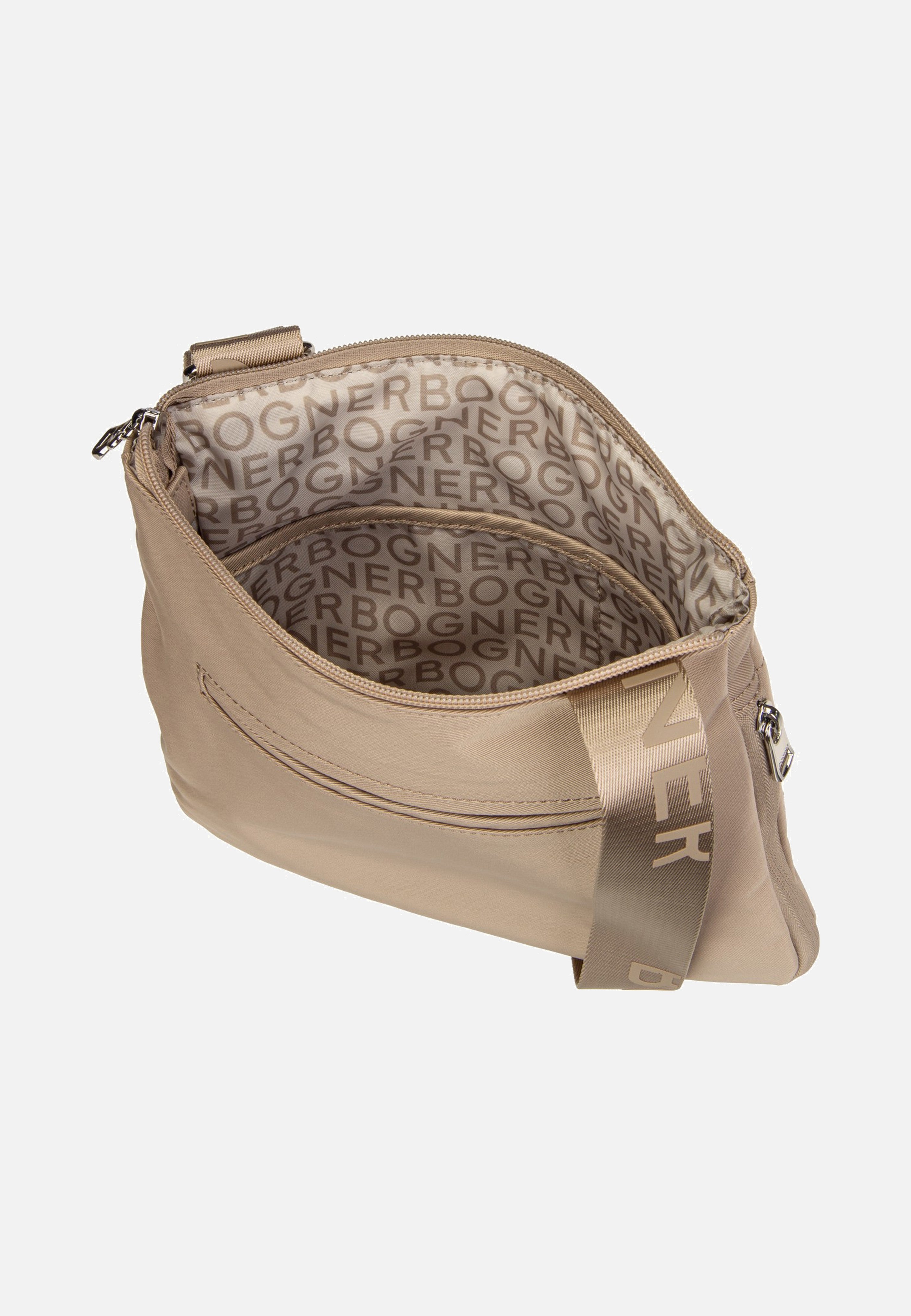 Bogner Maxon Serena MVZ Greige Shoulder Bag