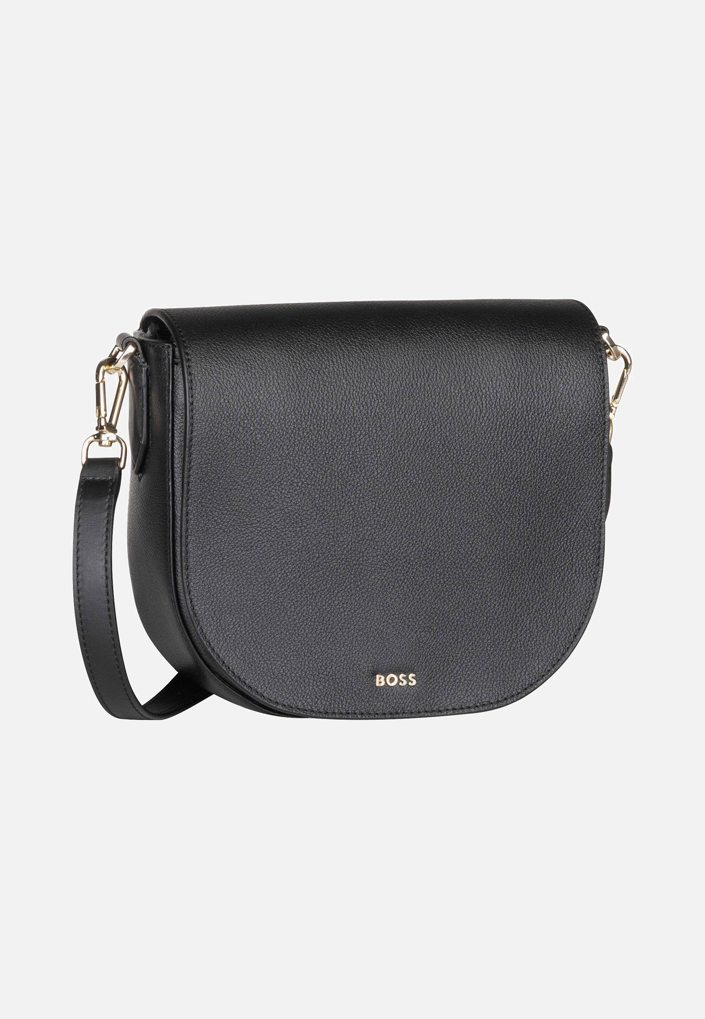 BOSS - Alyce Flap BM 50535965 Black - Saddle Bag | Women-Image
