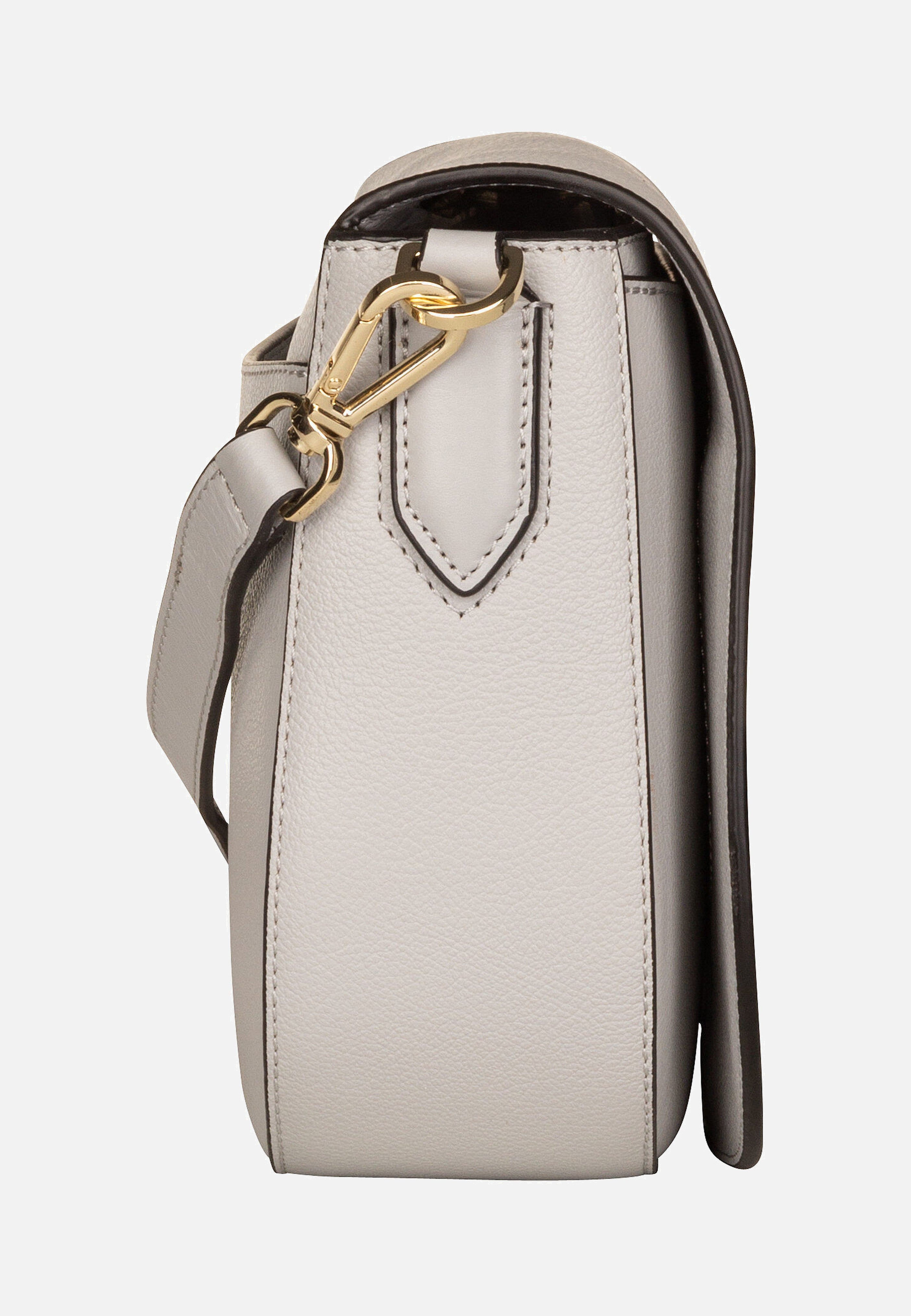 BOSS - Alyce Flap BM 50535965 Light/Pastel Grey - Saddle Bag | Women-Image