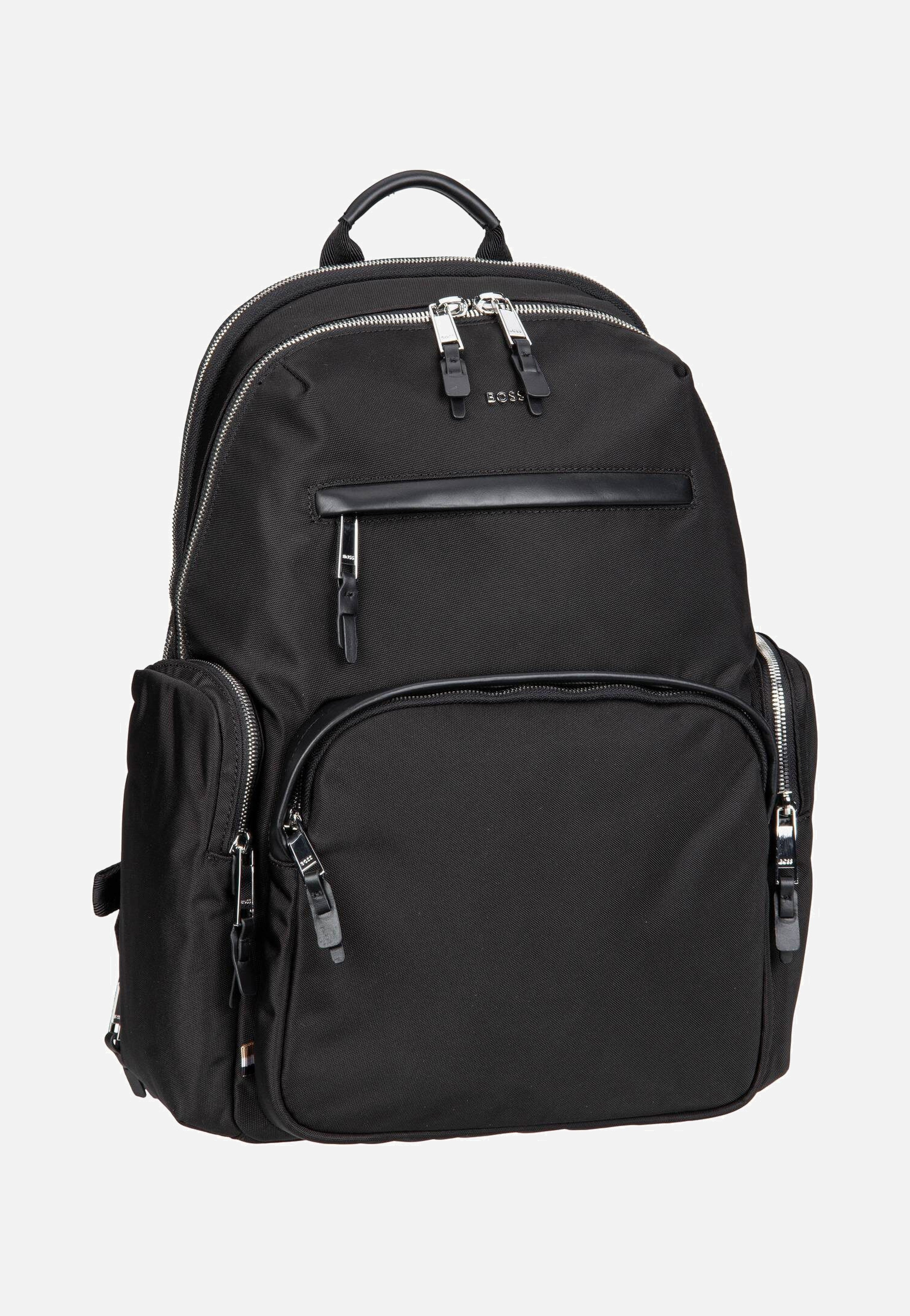 boss laptop backpack BOSS Highway Backpack 50536485 Black - Backpack