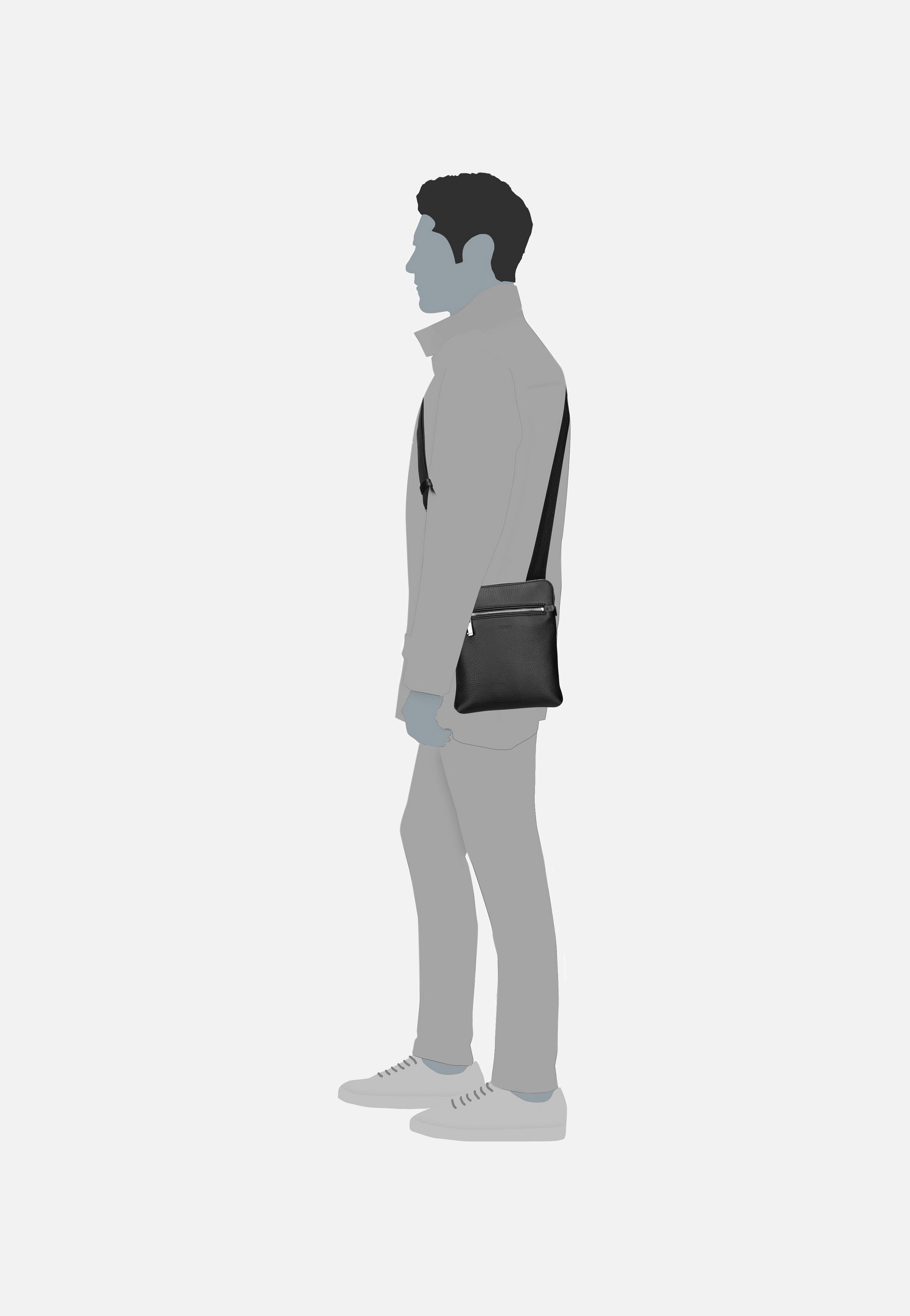 BOSS - New Crosstown 50529289 Black - Pouch Bag | Men-Image