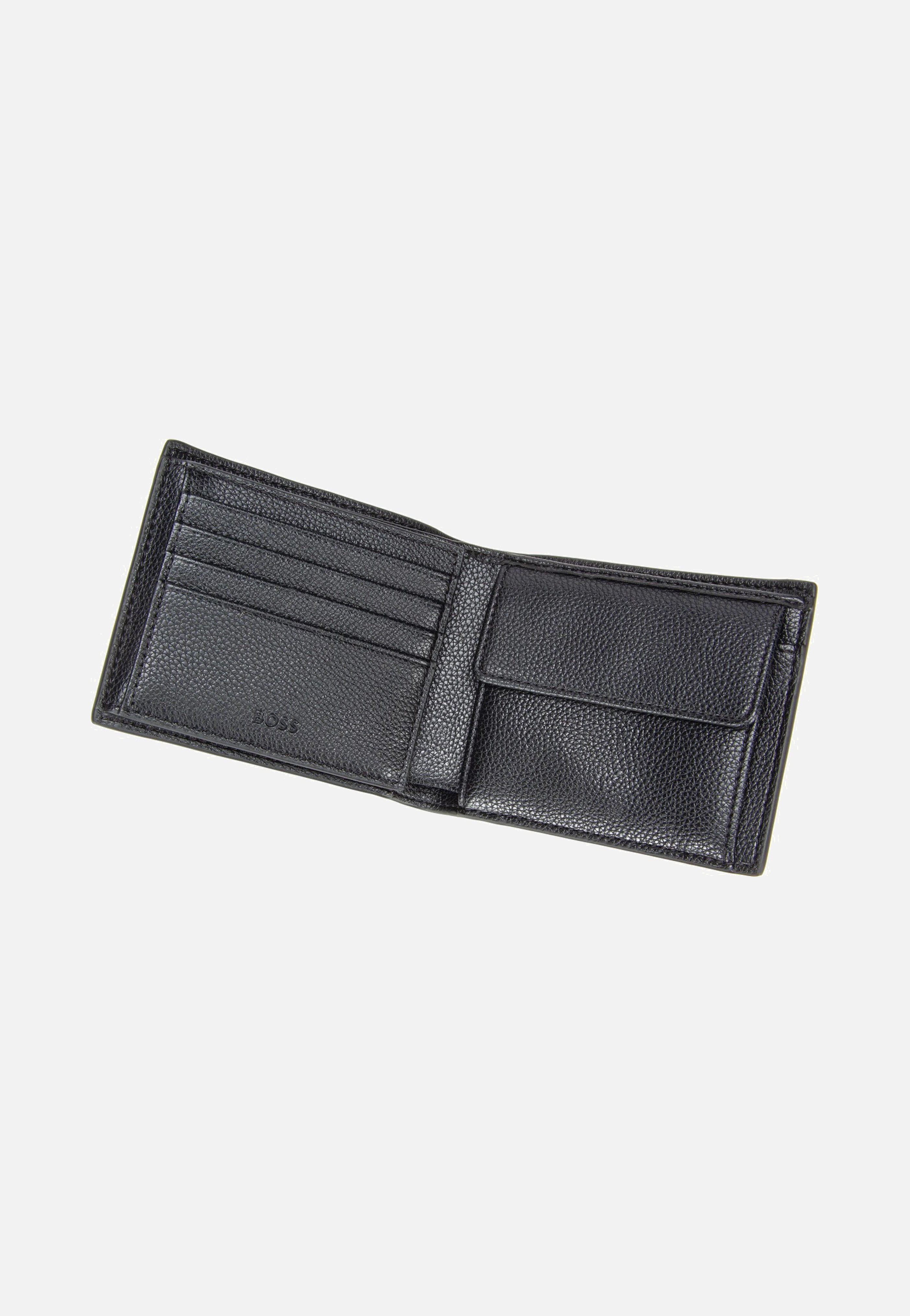 BOSS Ray Trifold N Black Wallet