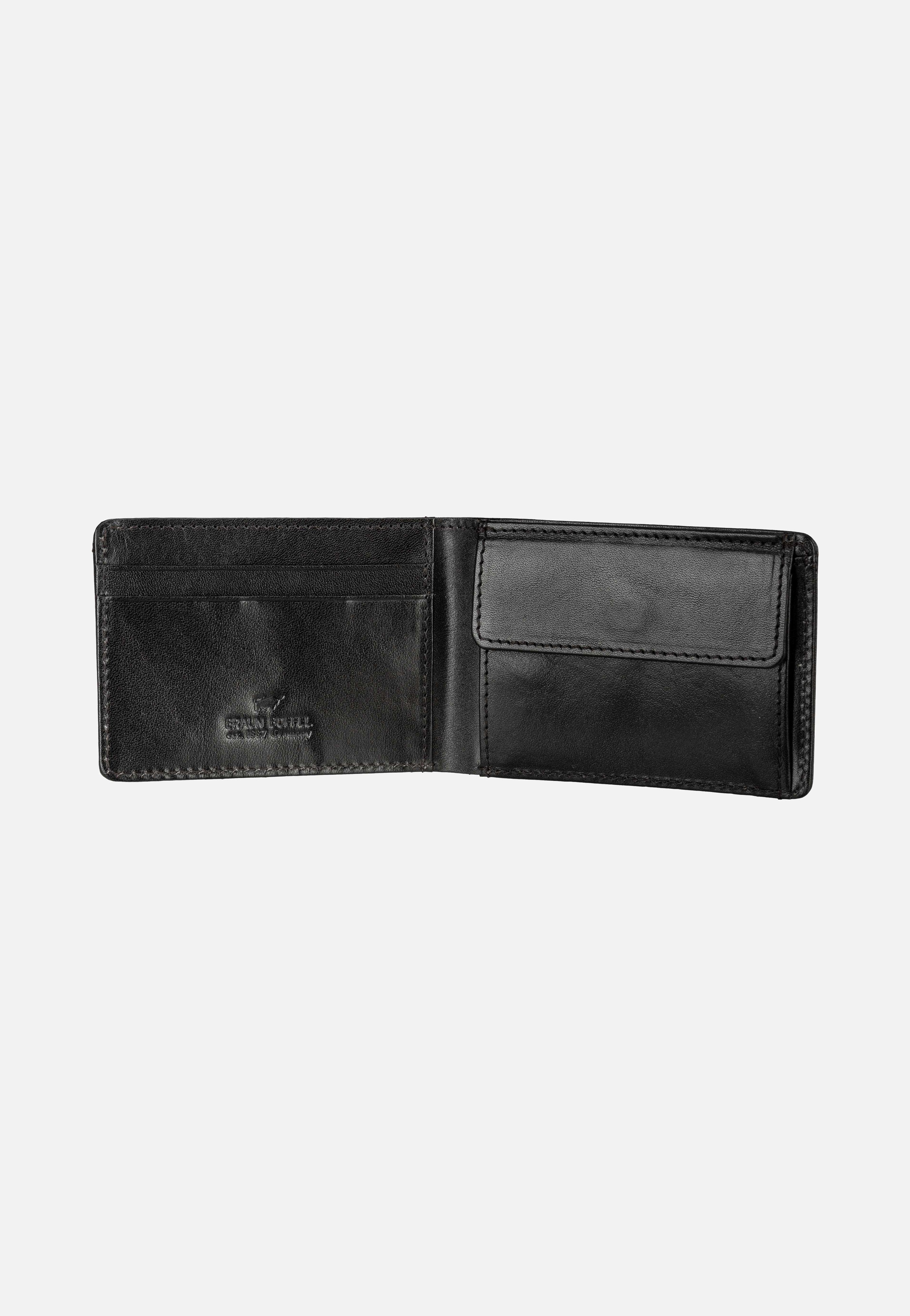 Braun Büffel - Country Coin S 2+3Cs Schwarz - Wallet | Neutral-Image