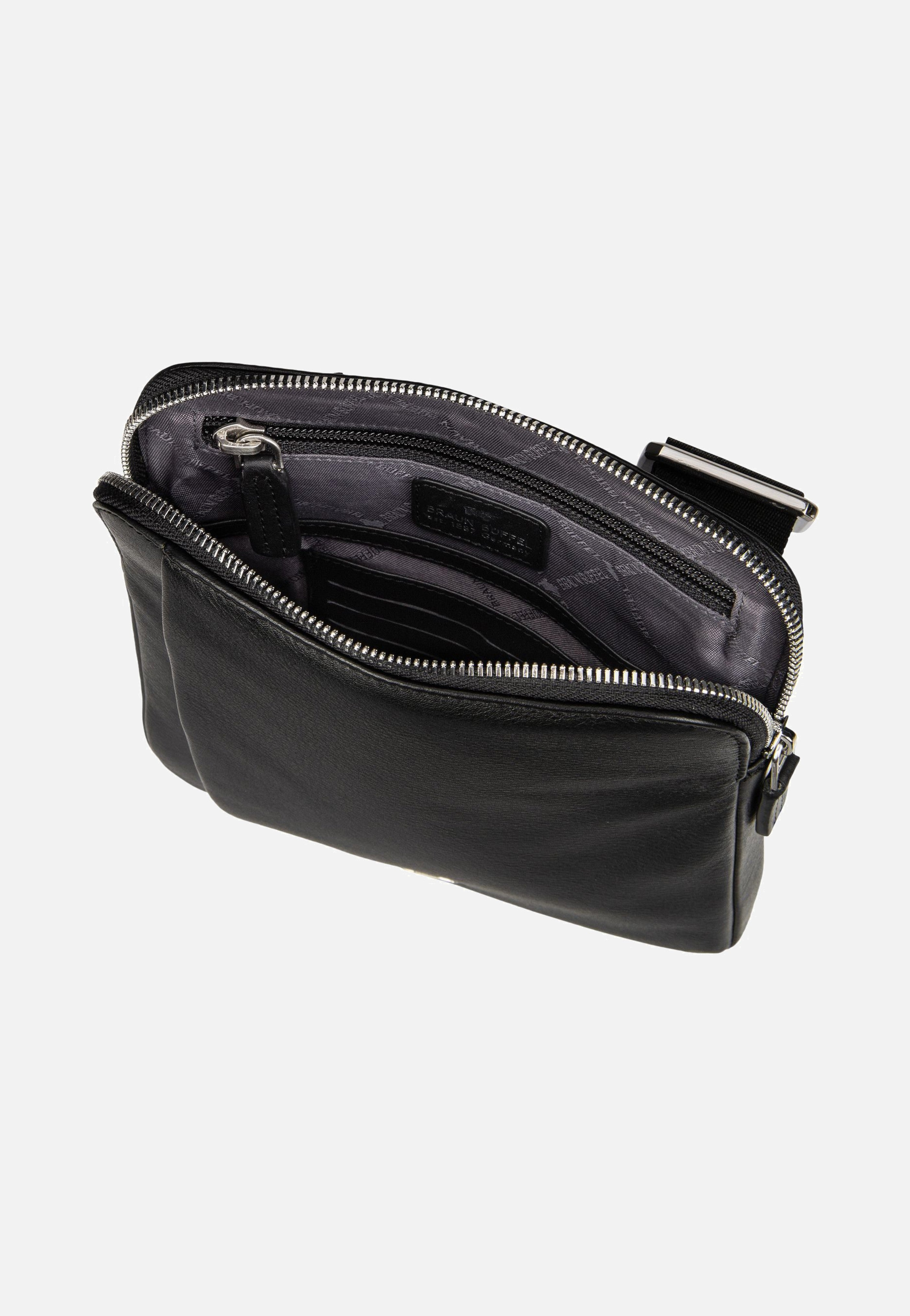 Braun Büffel - GOLF 3.0 XBody Zip S 90661 Schwarz - Crossbody Bag | Men-Image