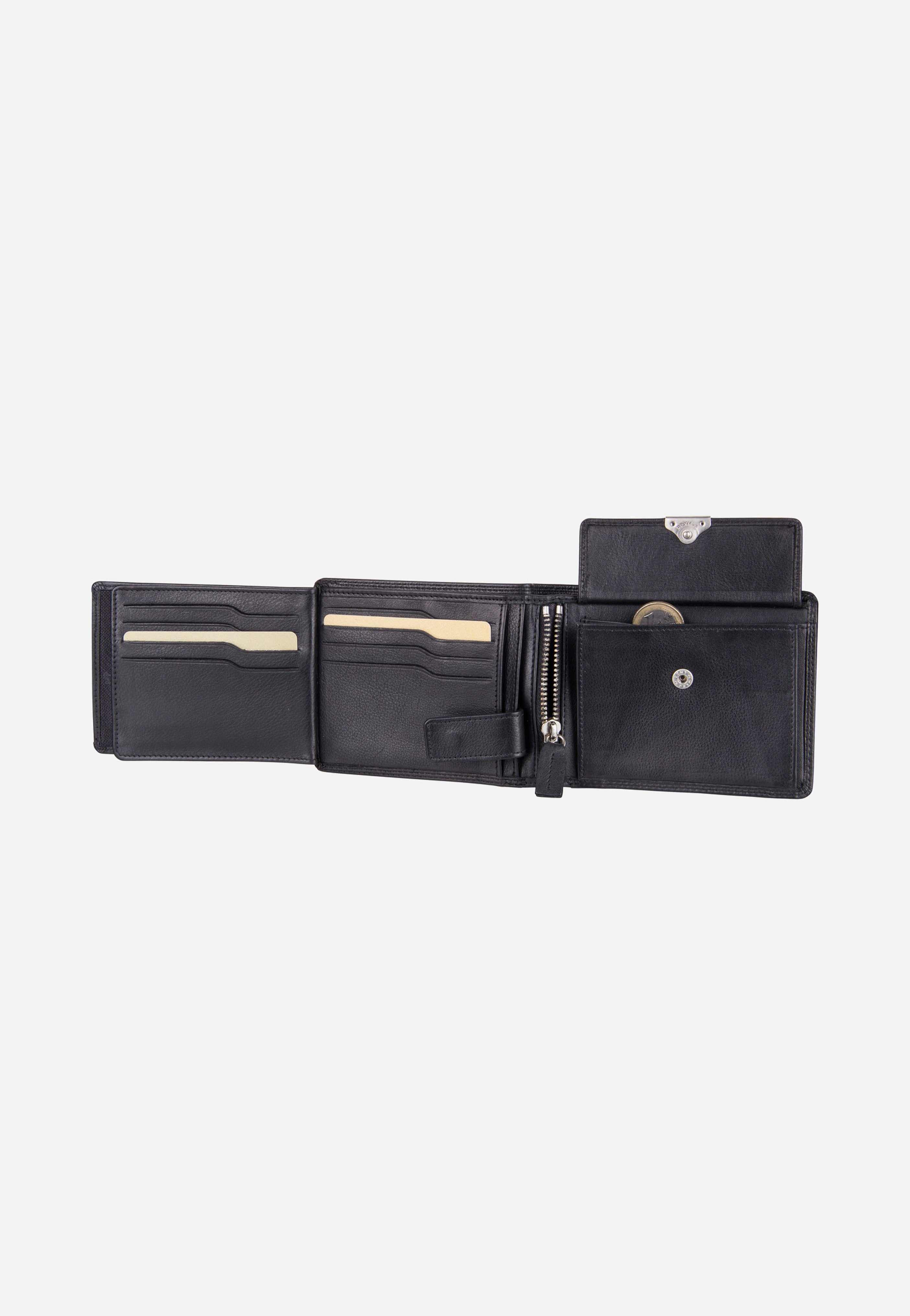 Braun Büffel Golf Edition 90335 Schwarz Wallet