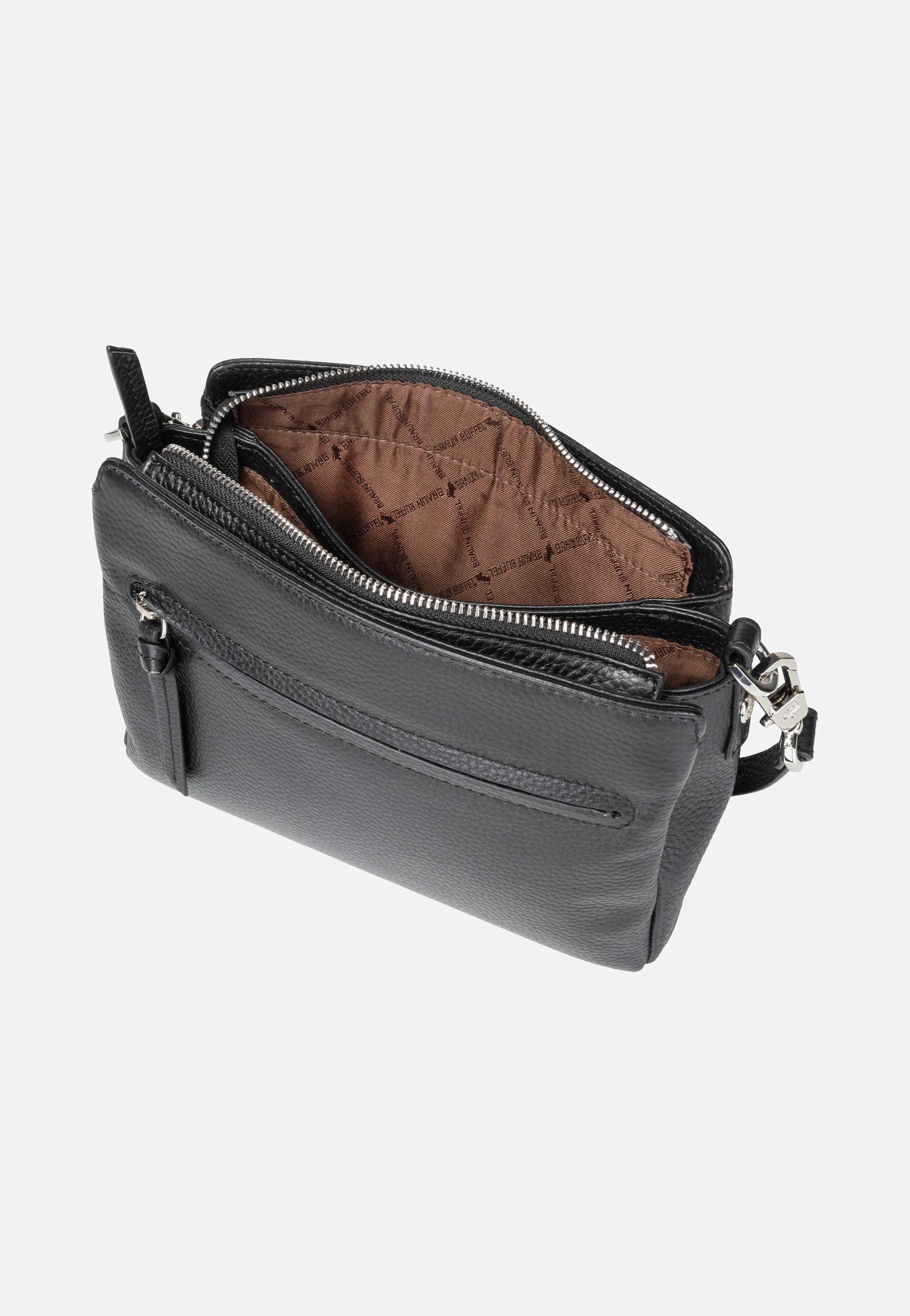 Braun Büffel Hanna RV Zip Schwarz Crossbody Bag