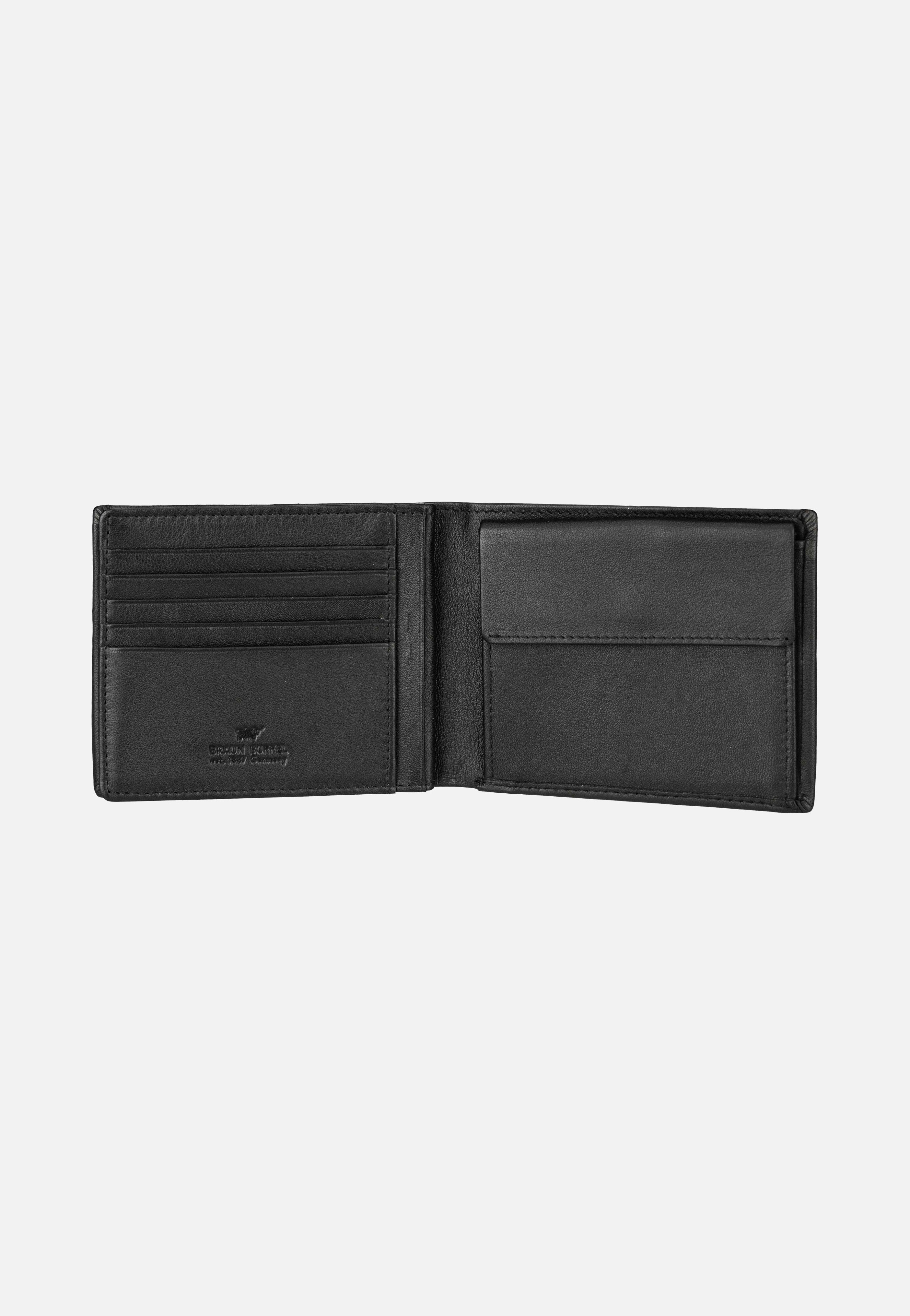 Braun Büffel Hannes Coin Wallet 12Cs Schwarz Wallet